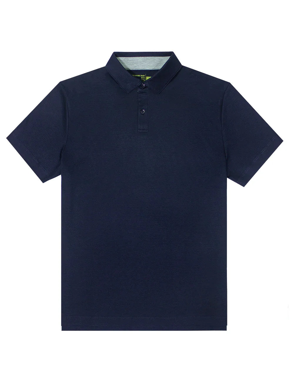 Pima Cotton Hidden Button Down Collar Slim Fit Short Sleeve Polo T-Shirt — The Shirt Bar