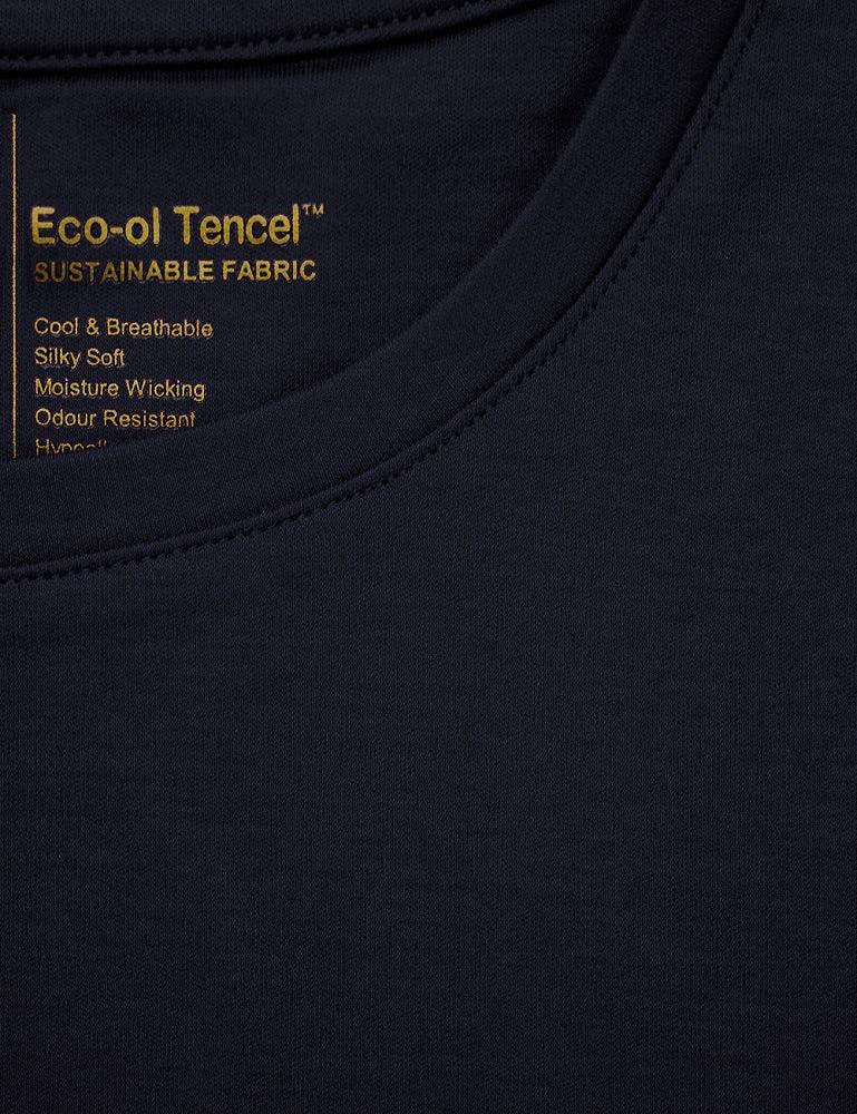 Everyday Tencel Tee in Dark Blue #Color_Dark Blue