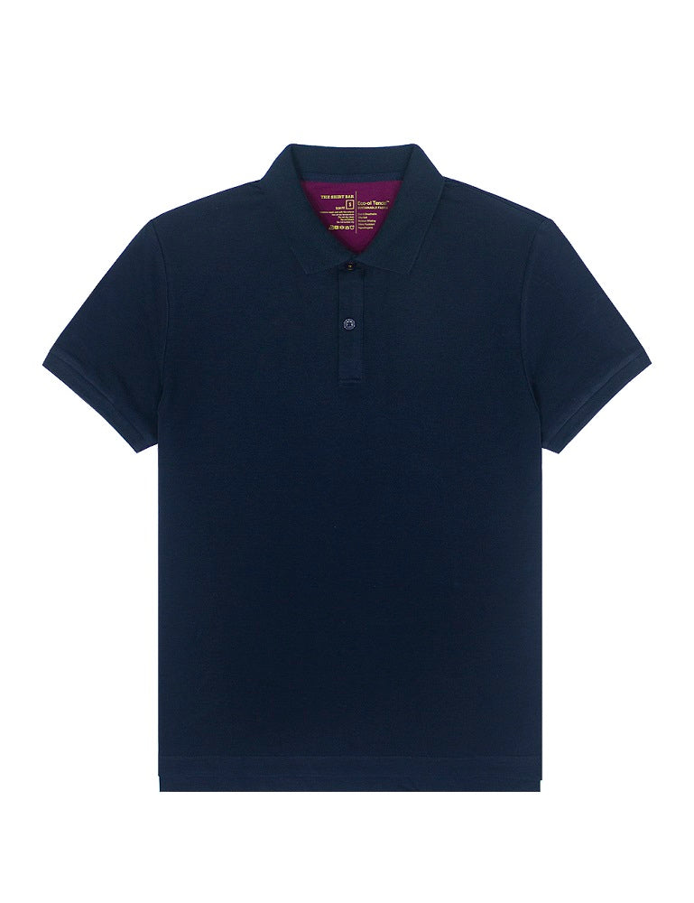 Tencel Stretch Slim Fit Polo T-Shirt