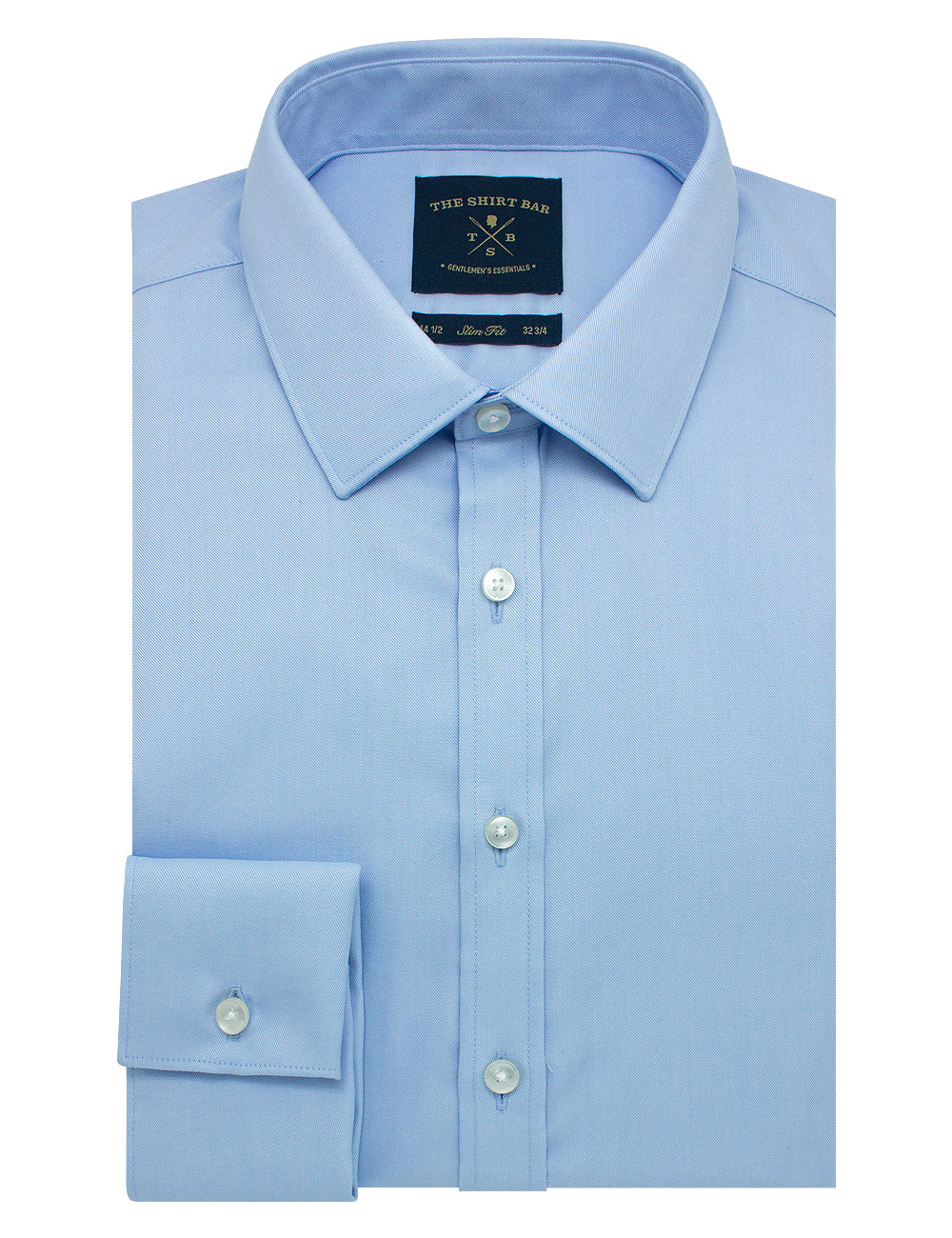 Everyday Armor Collection: Double-Ply Organic Cotton Blend Double Cuff Slim/Tailored Fit Long Sleeve Shirt
