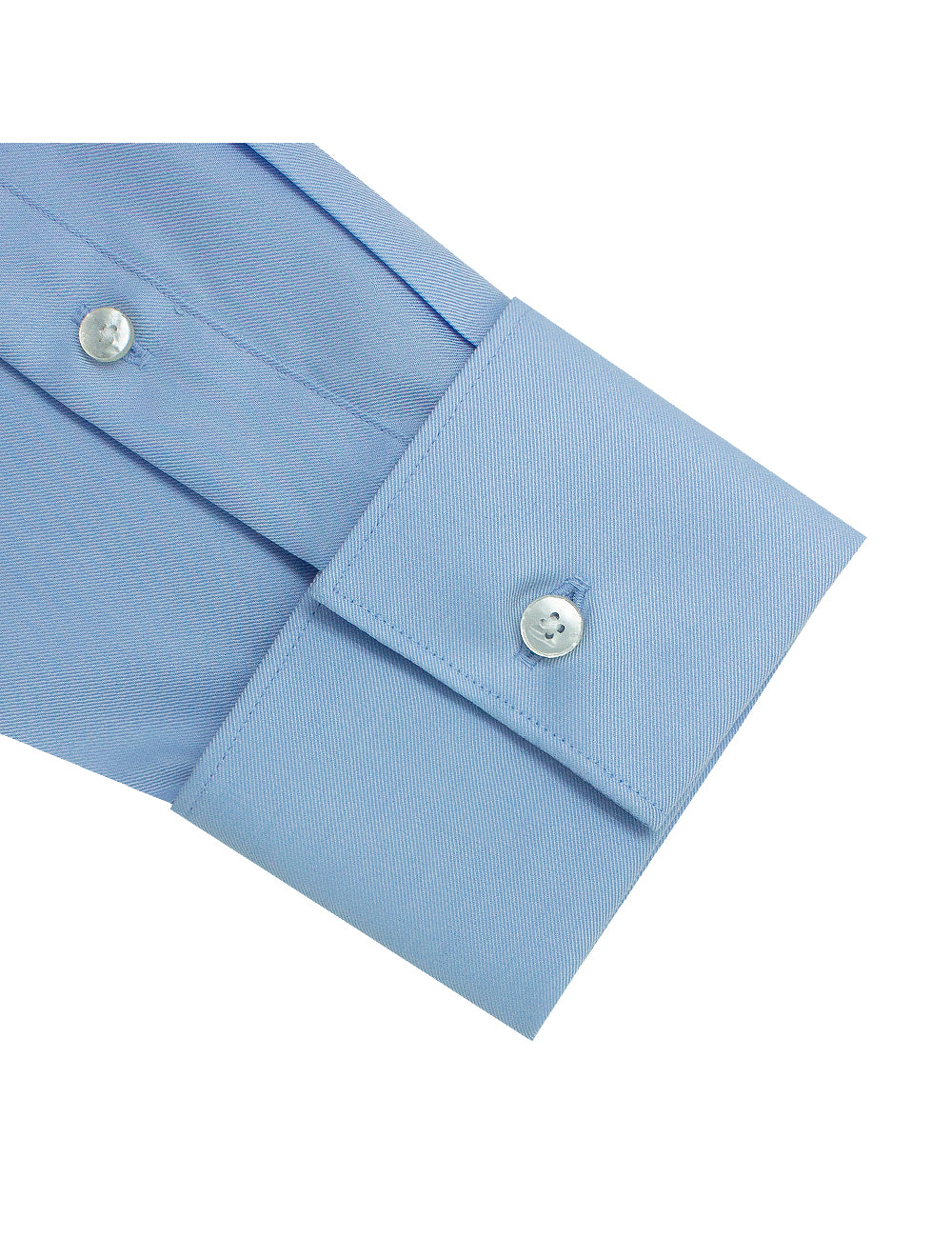 Everyday Armor Collection: Double-Ply Organic Cotton Blend Double Cuff Slim/Tailored Fit Long Sleeve Shirt