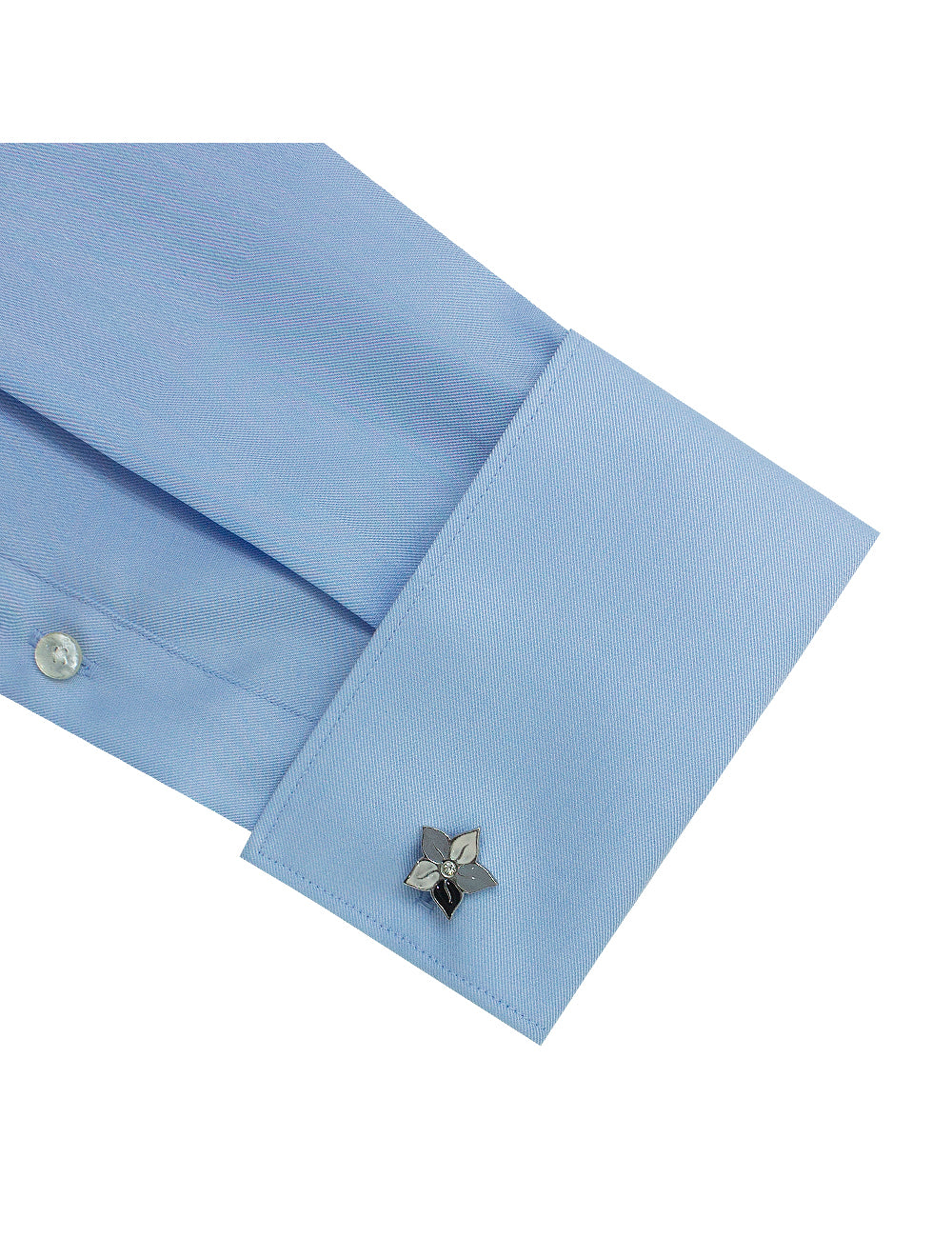 Everyday Armor Collection: Double-Ply Organic Cotton Blend Double Cuff Slim/Tailored Fit Long Sleeve Shirt