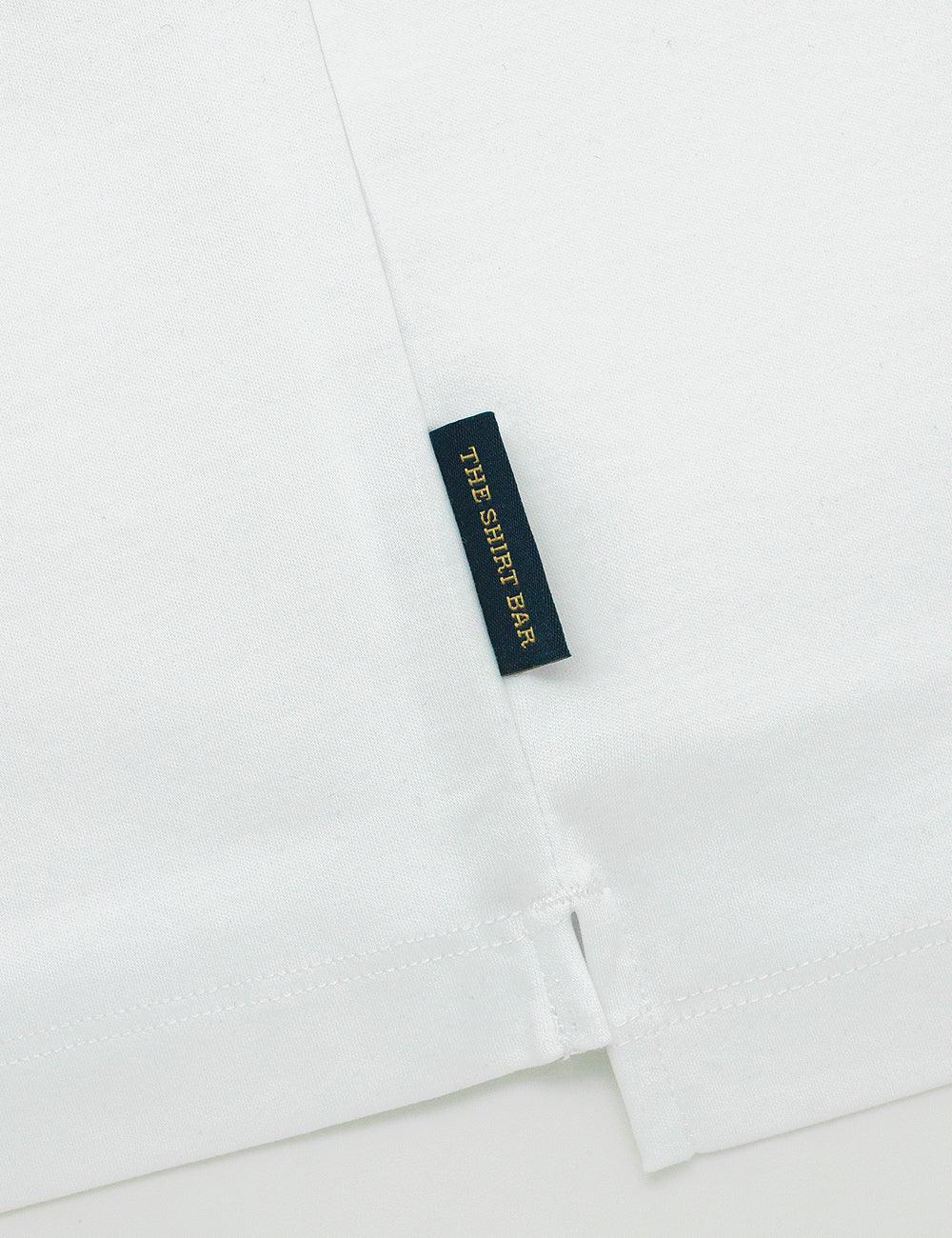Pima Cotton Hidden Button Down Collar Slim Fit Short Sleeve Polo T-Shirt — The Shirt Bar