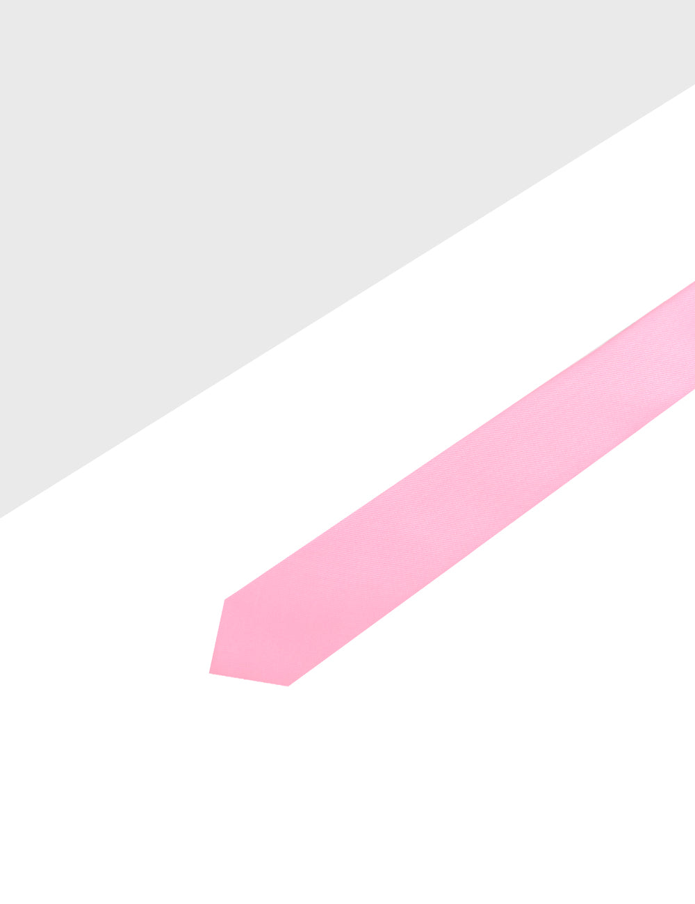 Solid Pink Woven Necktie