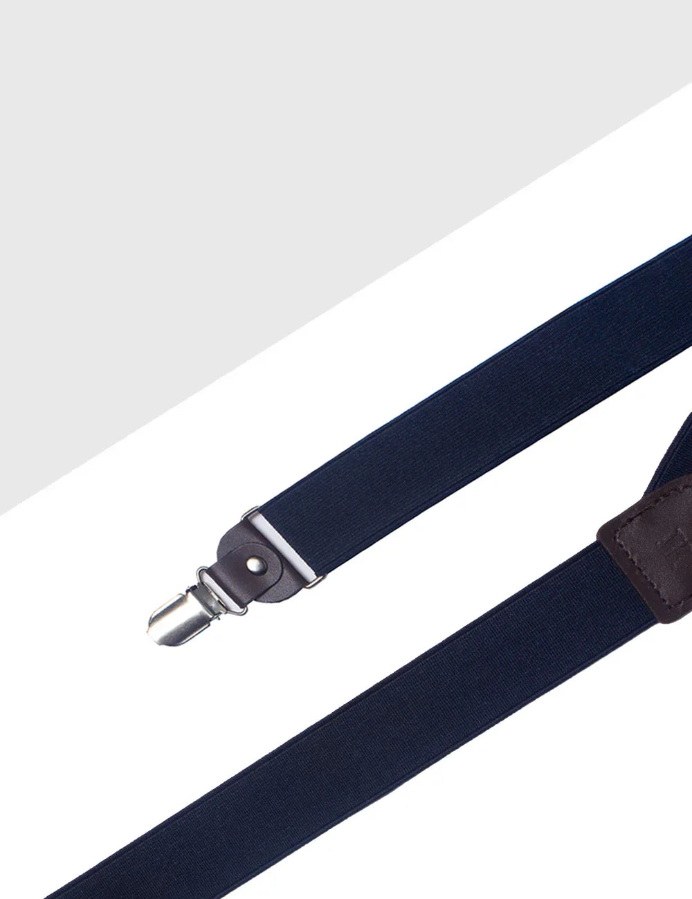 Single Back Clip 3cm Suspender with Leather — The Shirt Bar