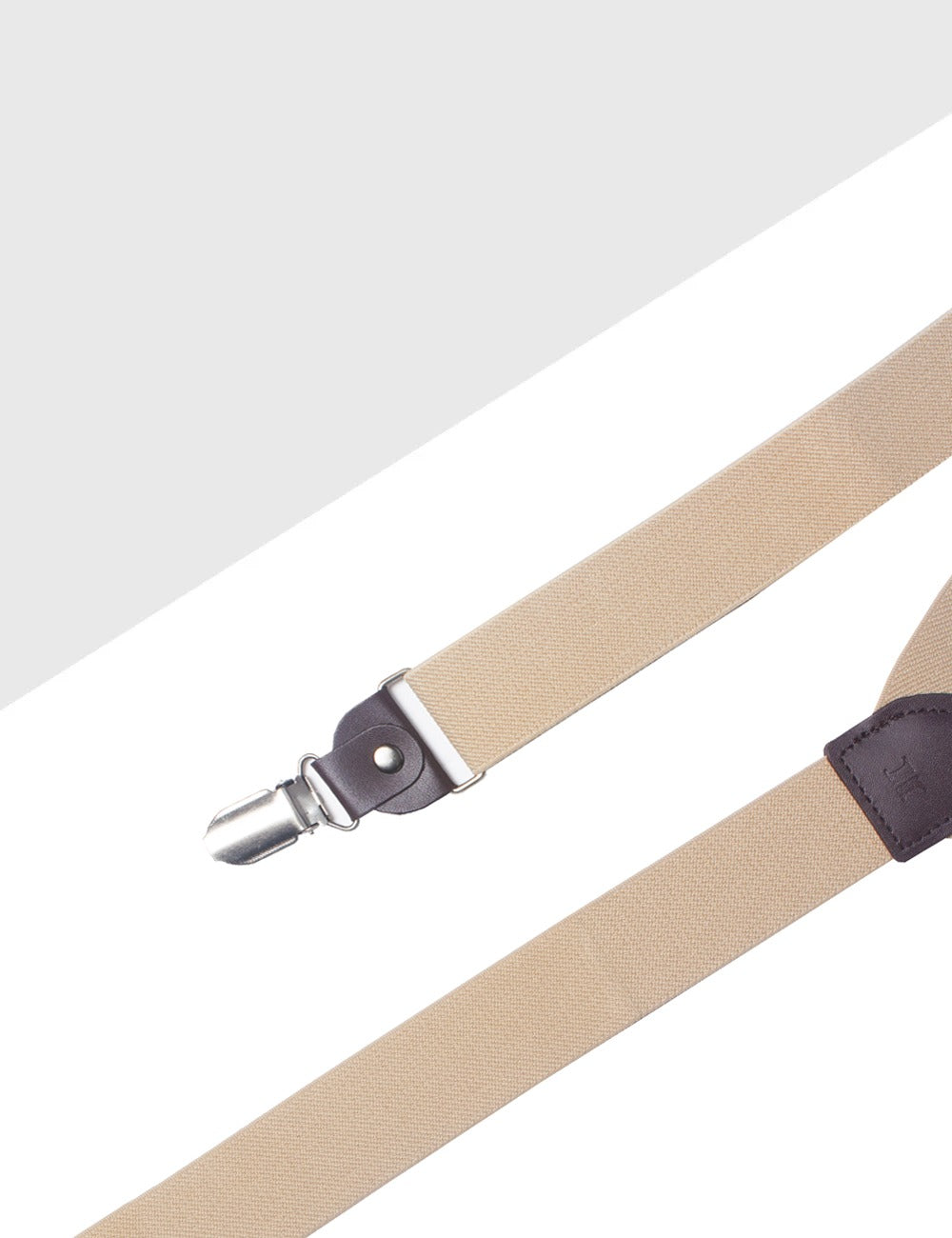 Single Back Clip 3cm Suspender with Leather