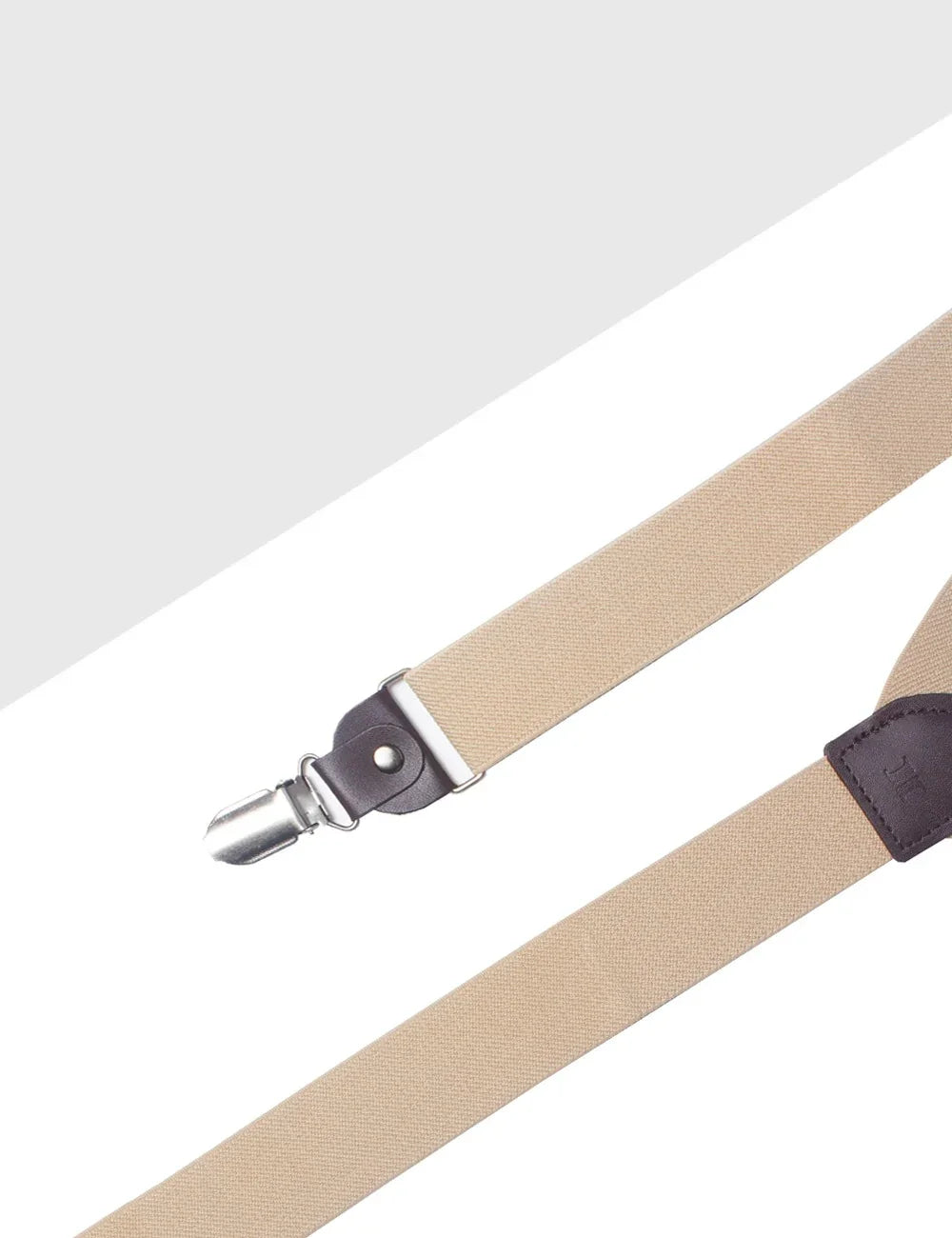 Single Back Clip 3cm Suspender with Leather — The Shirt Bar