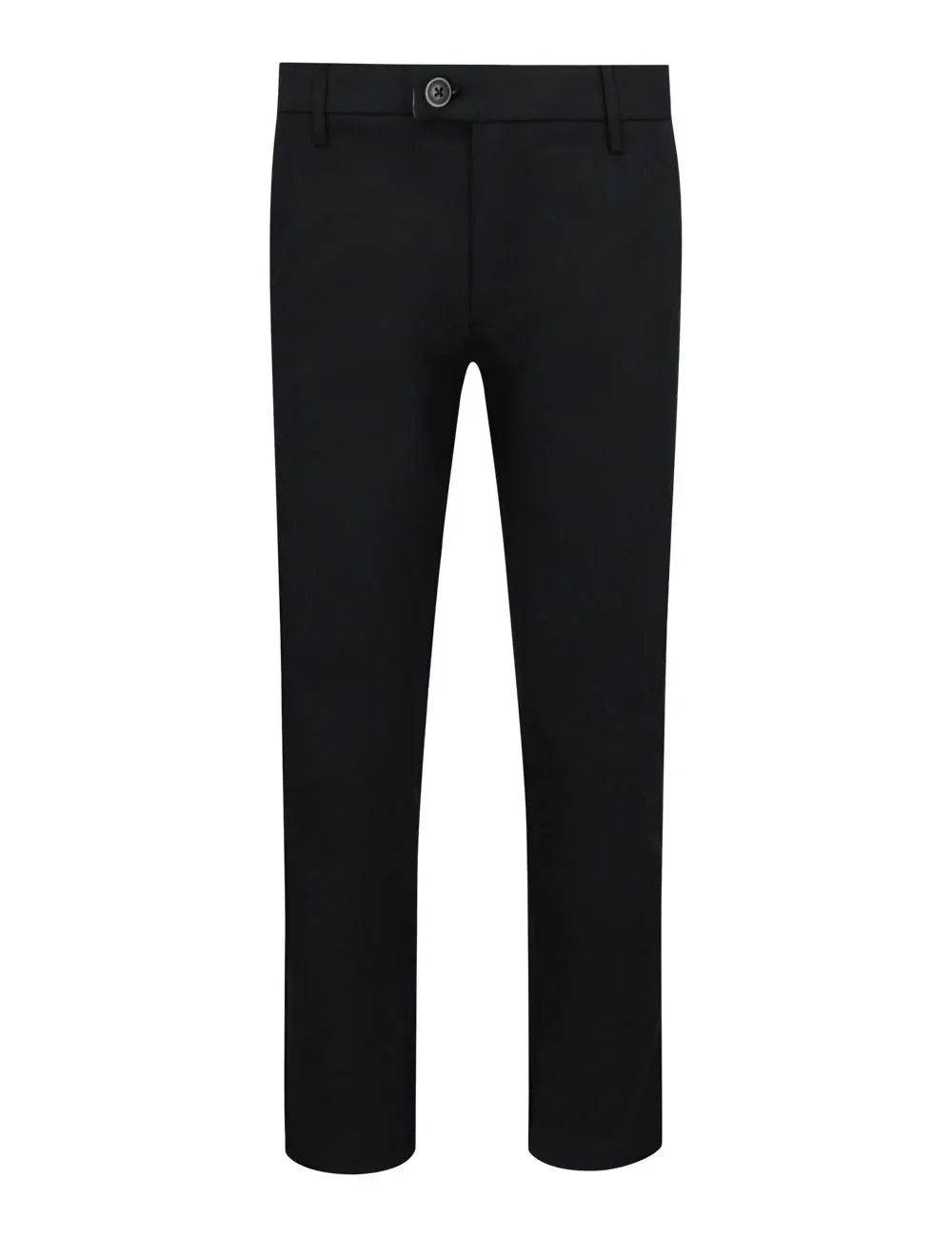 Black Tencel Slim Fit Casual Pants — The Shirt Bar