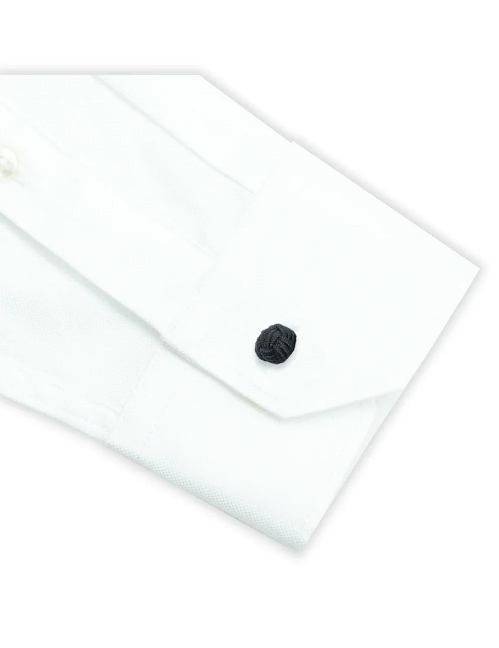 Solid Black Silk Knots — The Shirt Bar