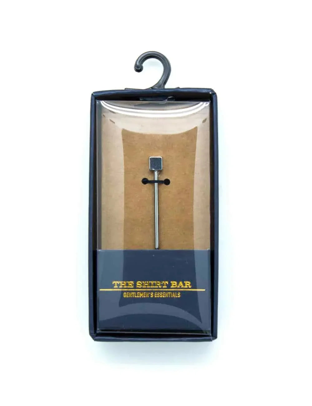 Silver Square Collar Bar — The Shirt Bar