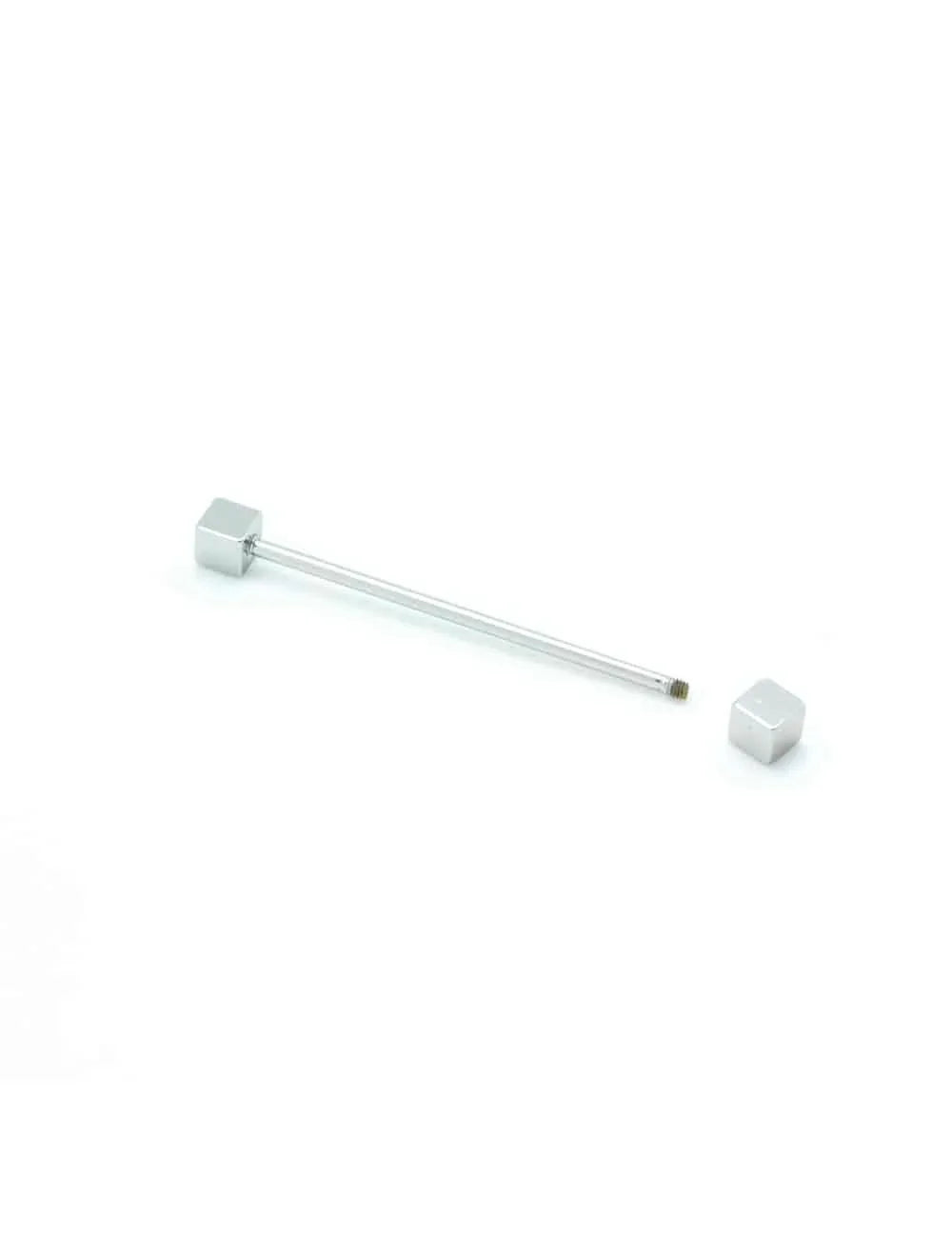 Silver Square Collar Bar — The Shirt Bar
