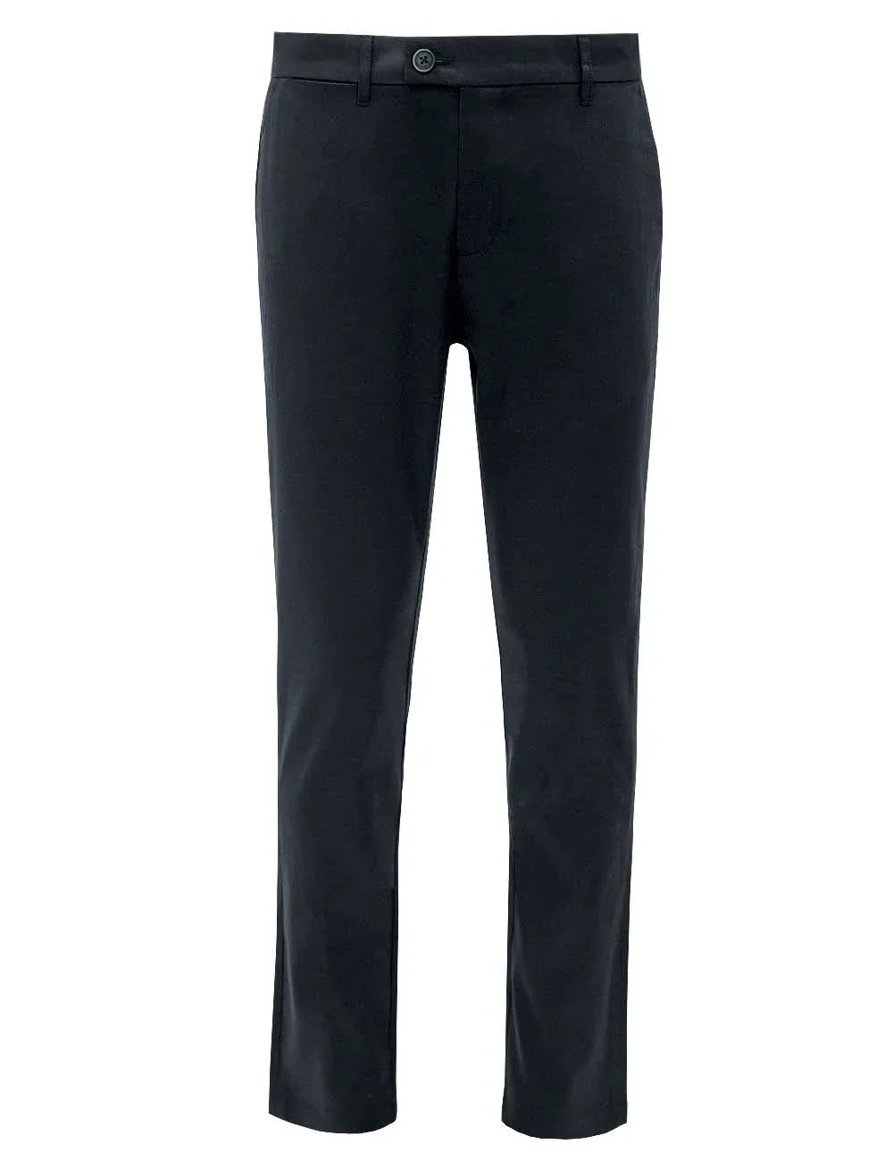 Black Tencel Slim Fit Casual Pants (almost out of stock) — The Shirt Bar