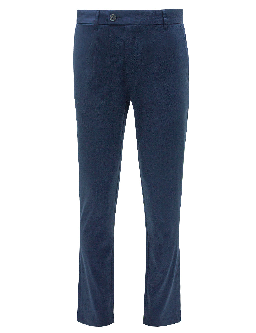 Slim Fit Micro Print Tencel Casual Pants