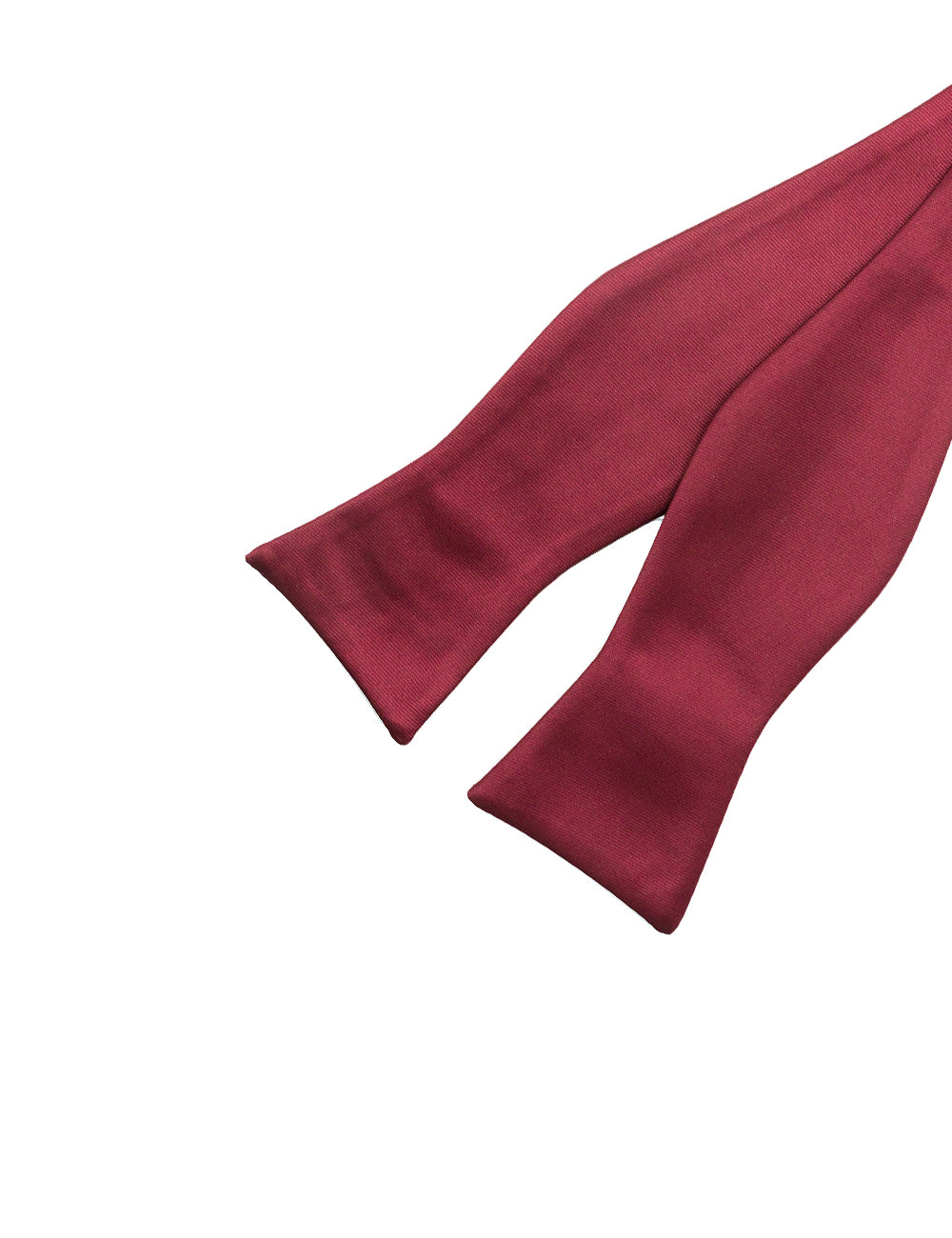 Solid Barn Red Woven Self Tie Bowtie