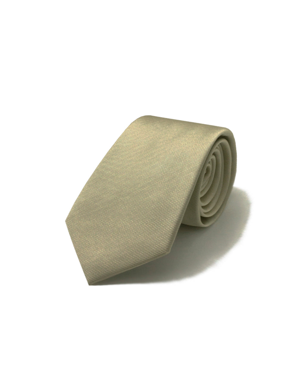 Solid Lark Brown Woven Necktie