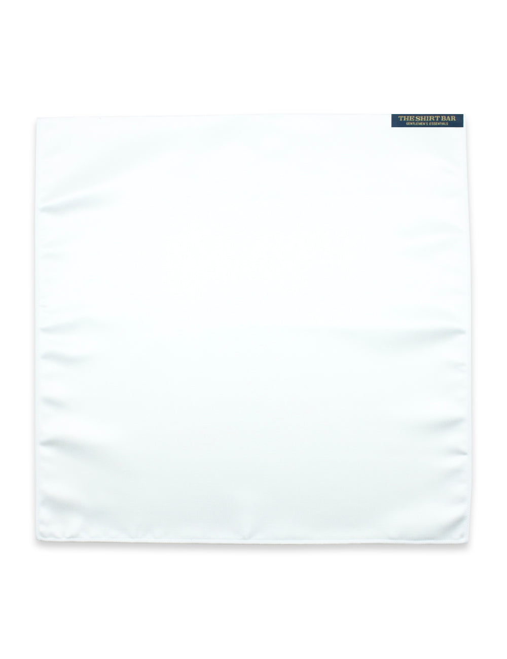 Solid White Woven Pocket Square