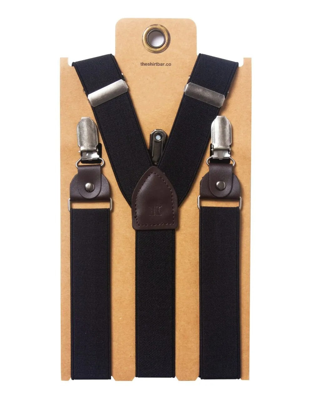 Single Back Clip 3cm Suspender with Leather