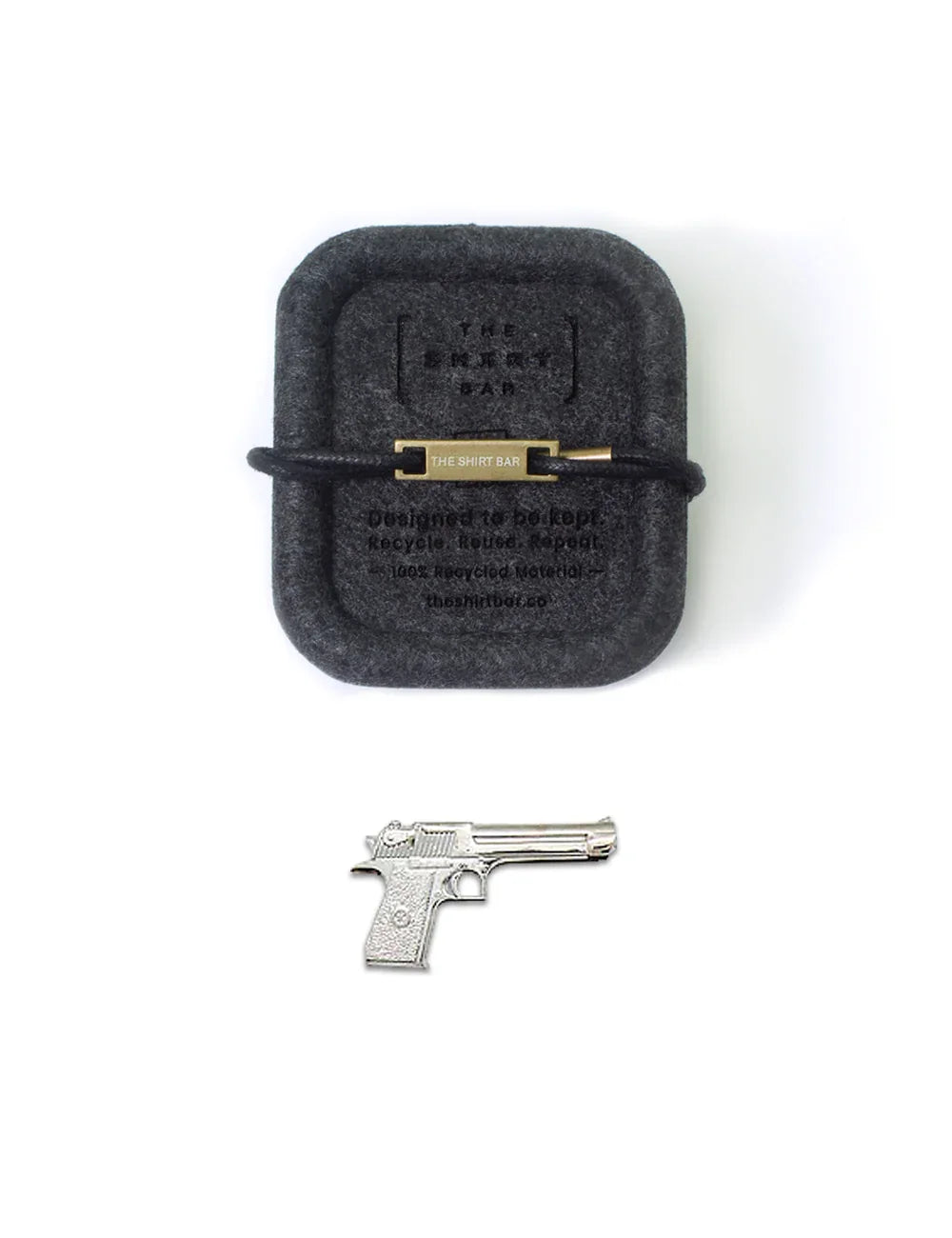 Metal pistol gun Tie Clip — The Shirt Bar