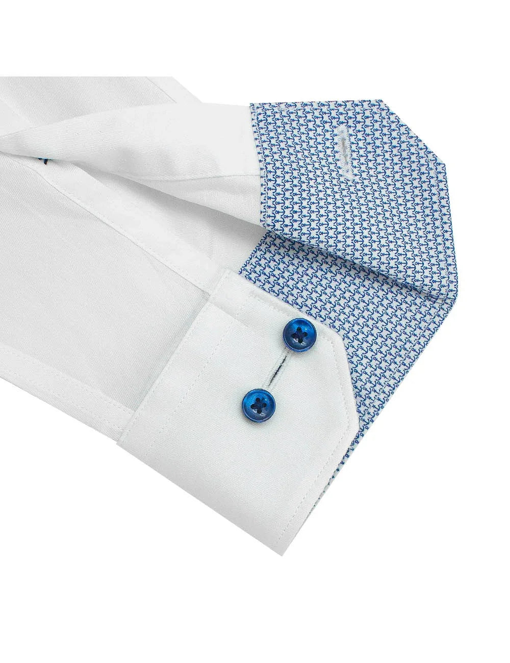 Solid White Twill Spill Resist Slim Fit Long Sleeve Shirt — The Shirt Bar