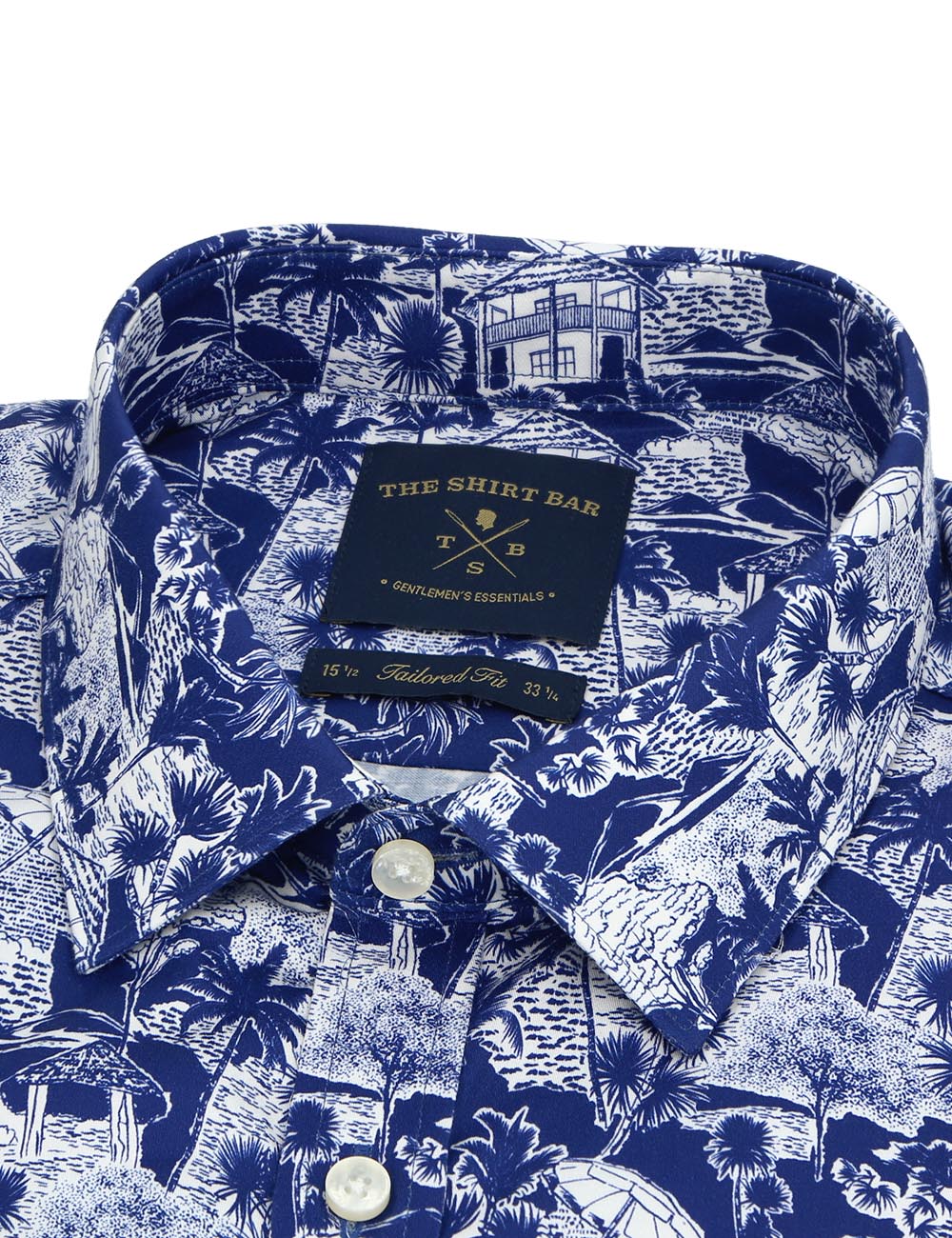 Holiday Print Silky Finish Slim Fit Shirt