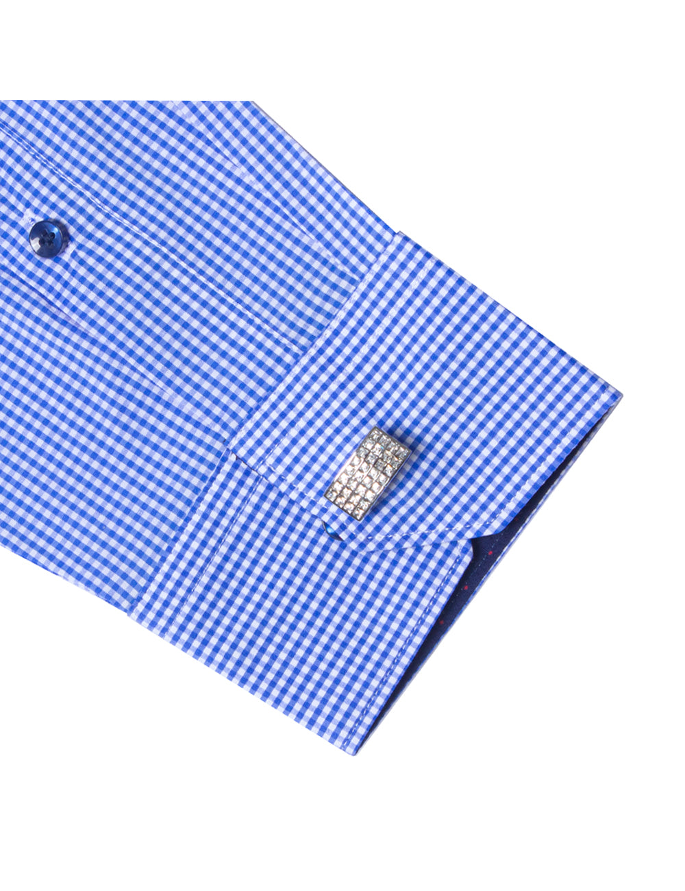 Blue Checks Tailored Fit Shirt