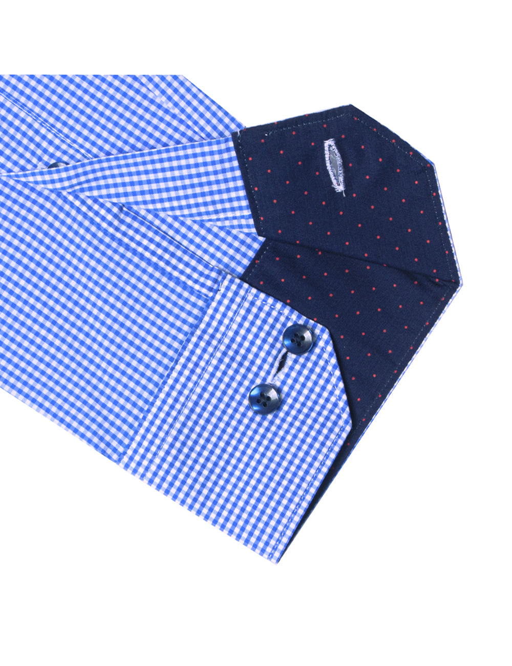 Blue Checks Tailored Fit Shirt
