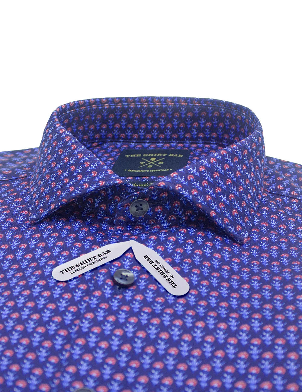 Floral Print with Silky Finish Slim Fit Long Sleeve Shirt — The Shirt Bar