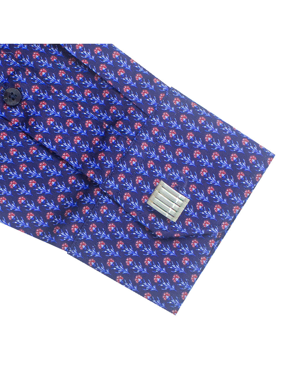 Floral Print with Silky Finish Slim Fit Long Sleeve Shirt