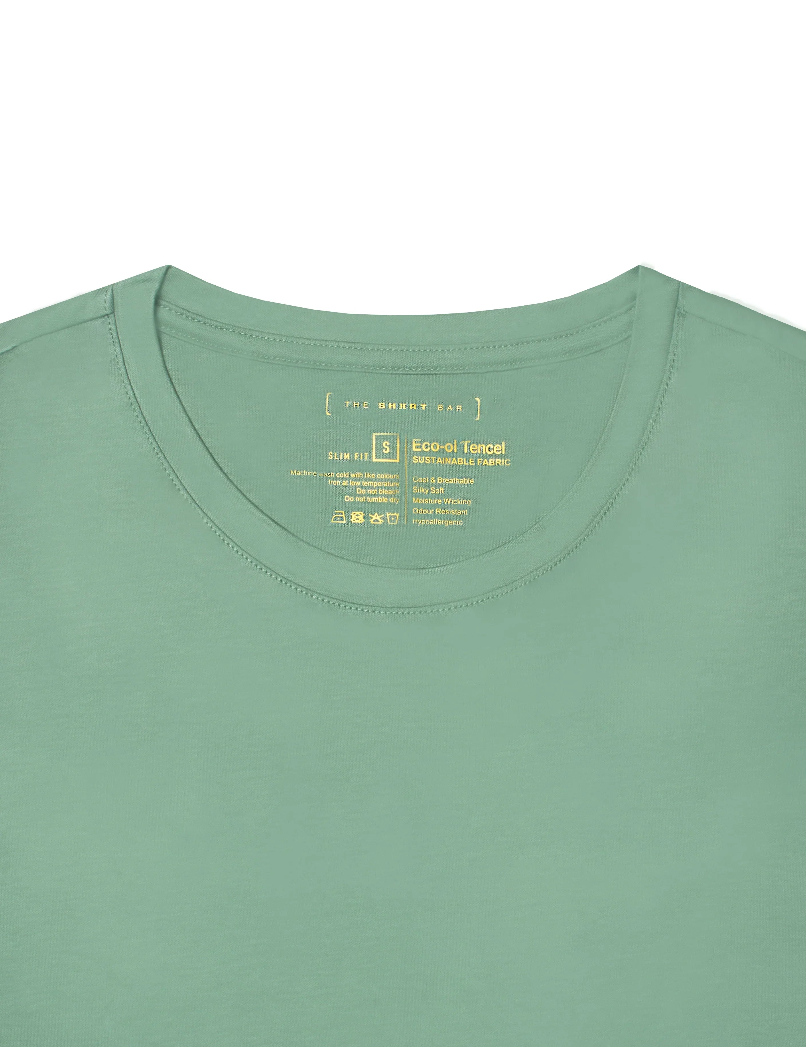 Tencel Crew Neck Slim Fit T-shirts — The Shirt Bar