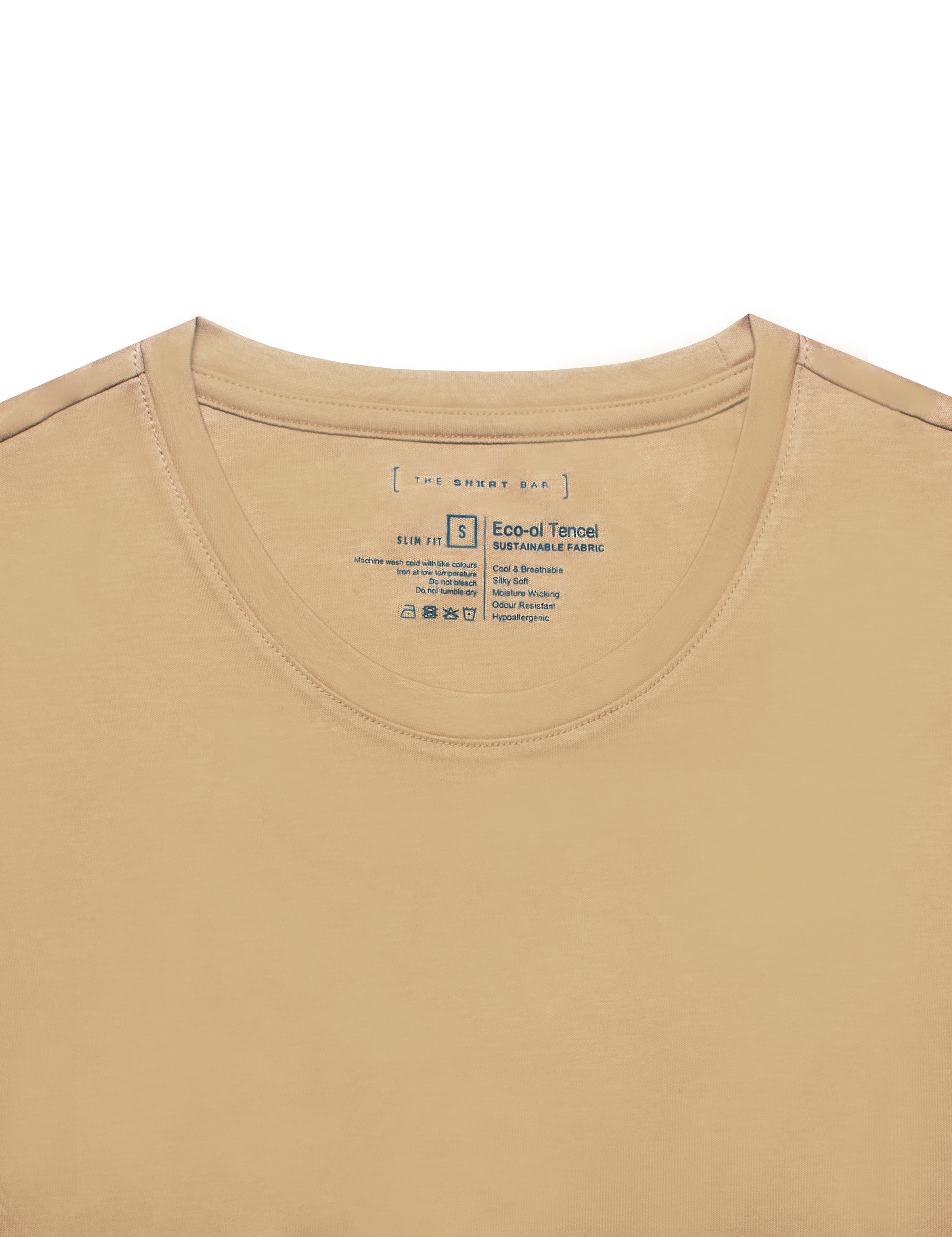 Tencel Crew Neck Slim Fit T-shirts