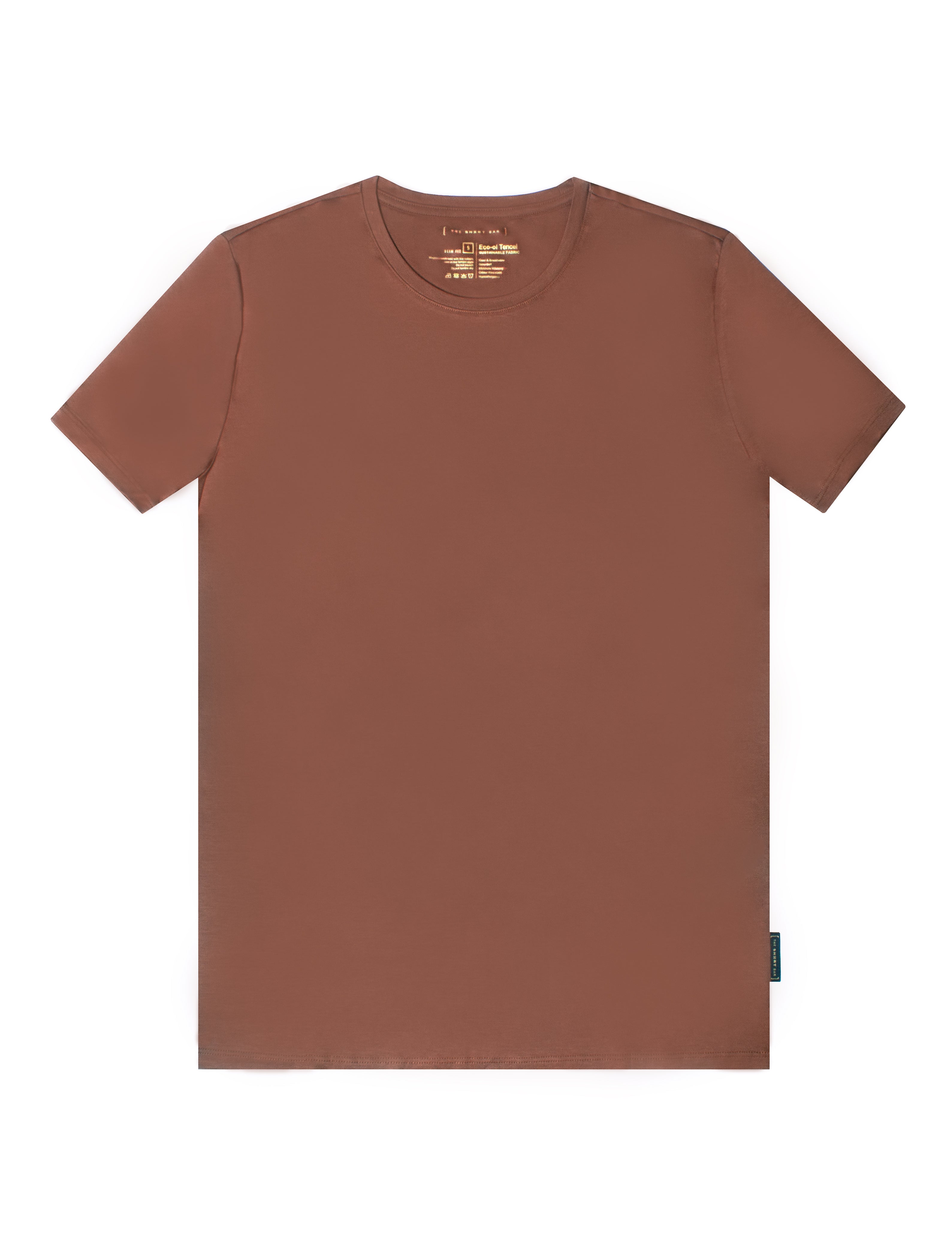 Tencel Crew Neck Slim Fit T-shirts