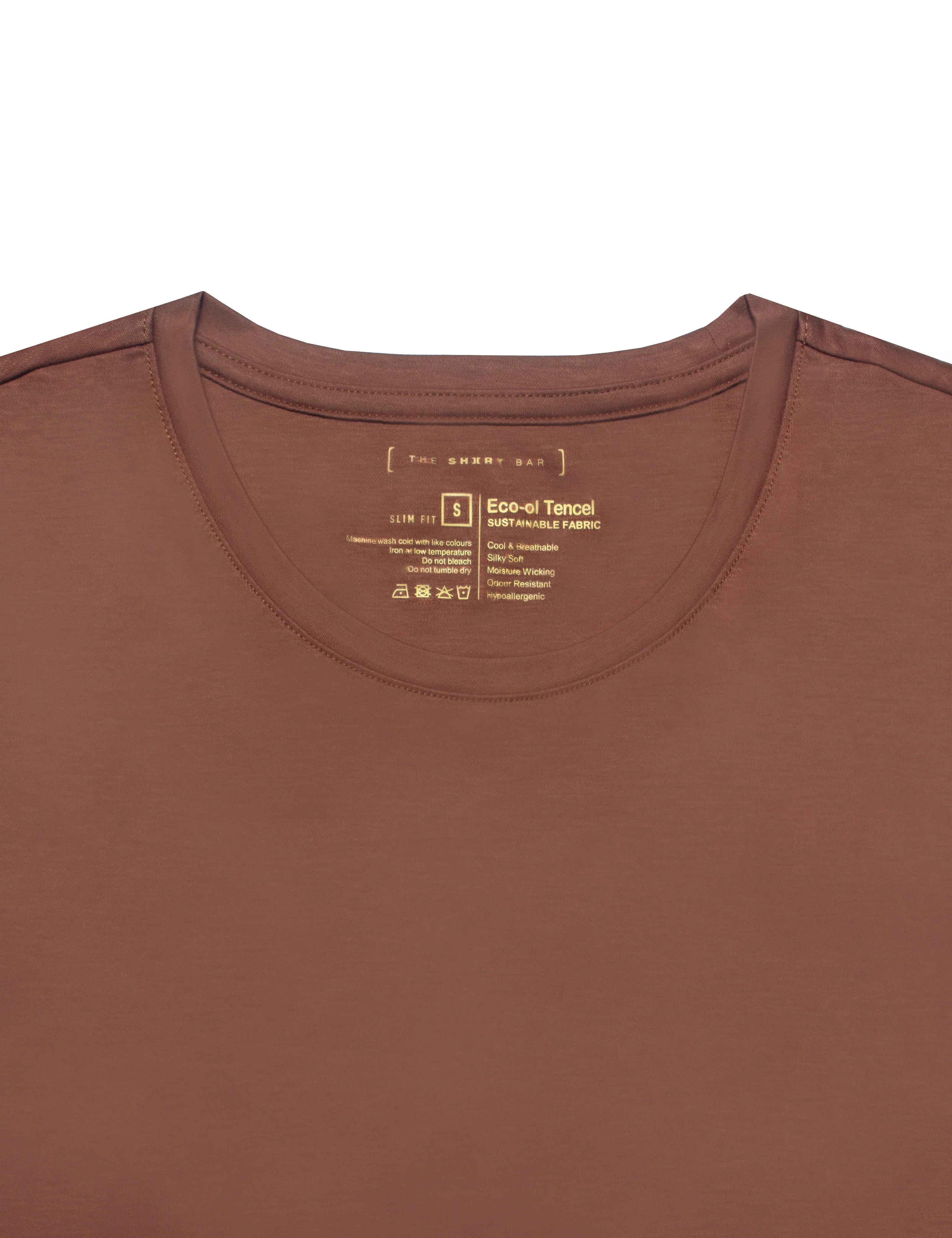 Tencel Crew Neck Slim Fit T-shirts — The Shirt Bar