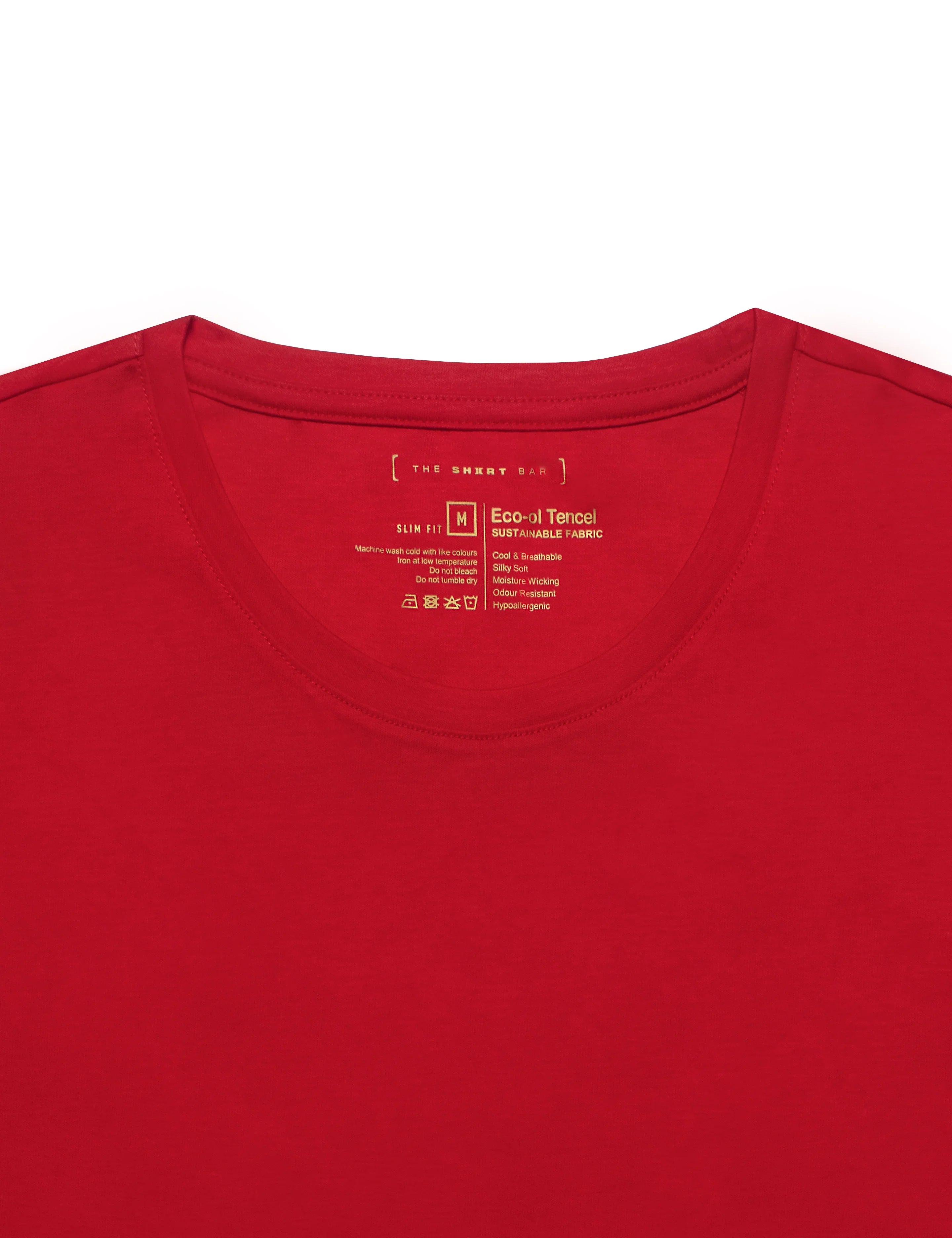 Tencel Crew Neck Slim Fit T-shirts — The Shirt Bar