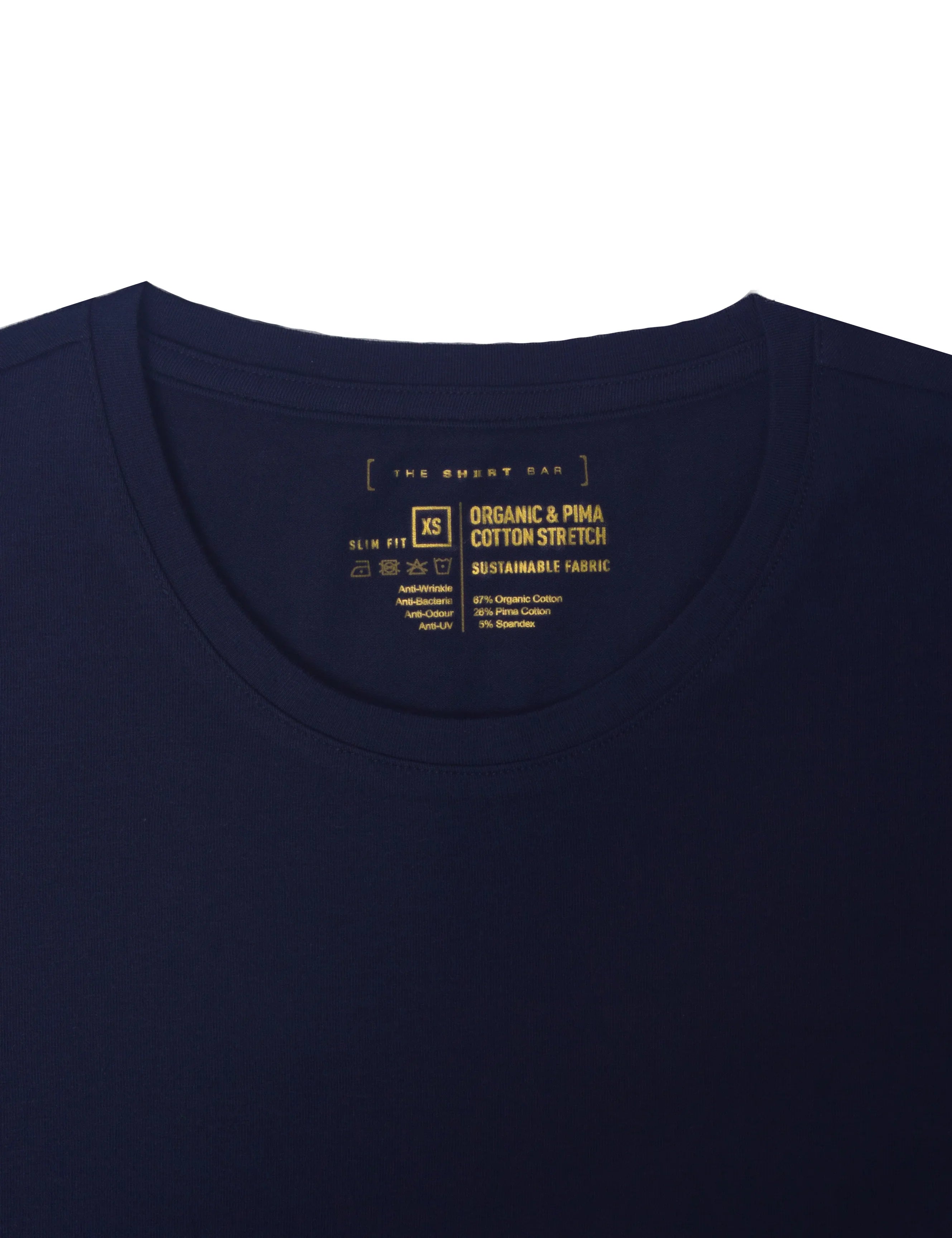 Organic and Pima Cotton Crew Neck T-Shirt