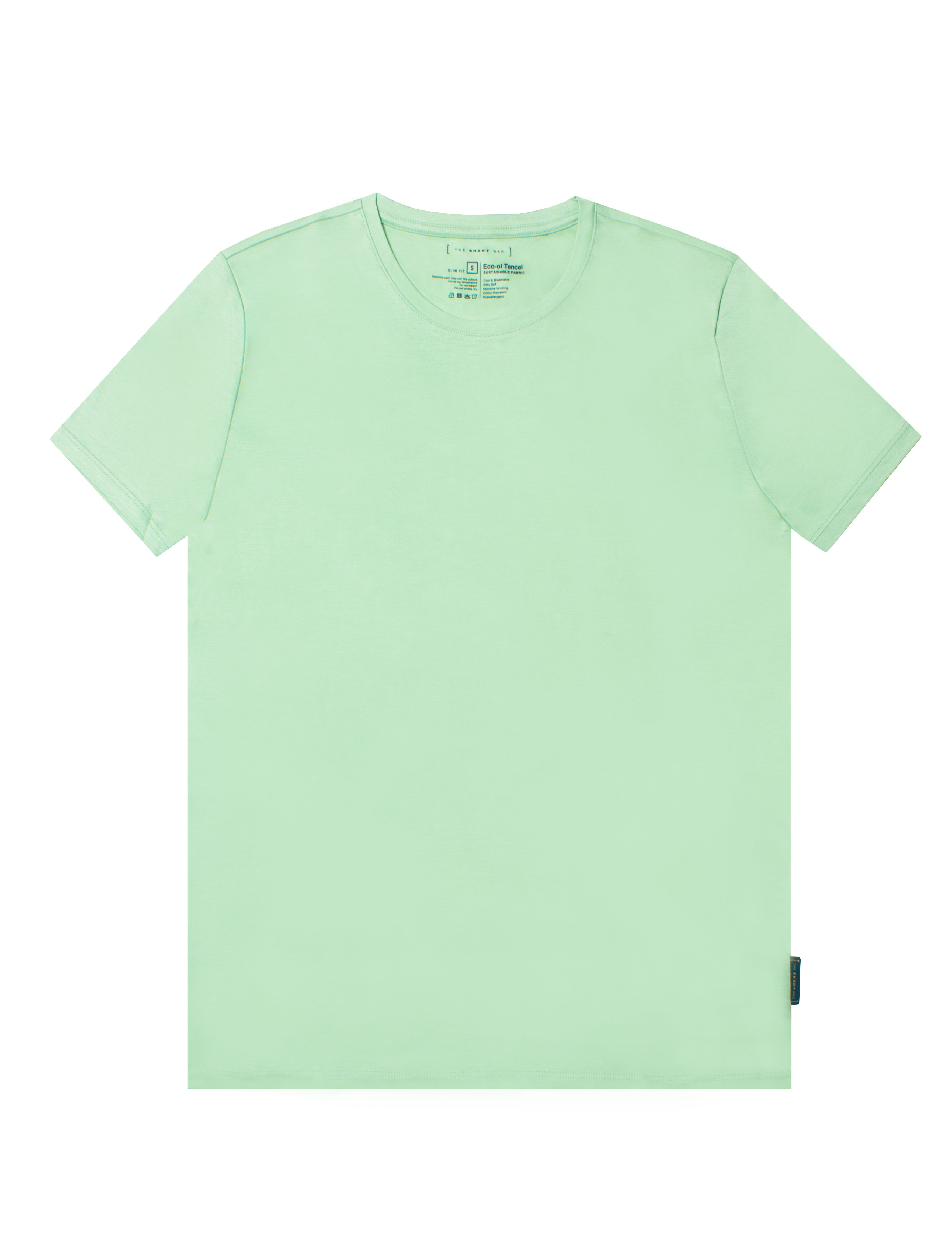 Tencel Crew Neck Slim Fit T-shirts