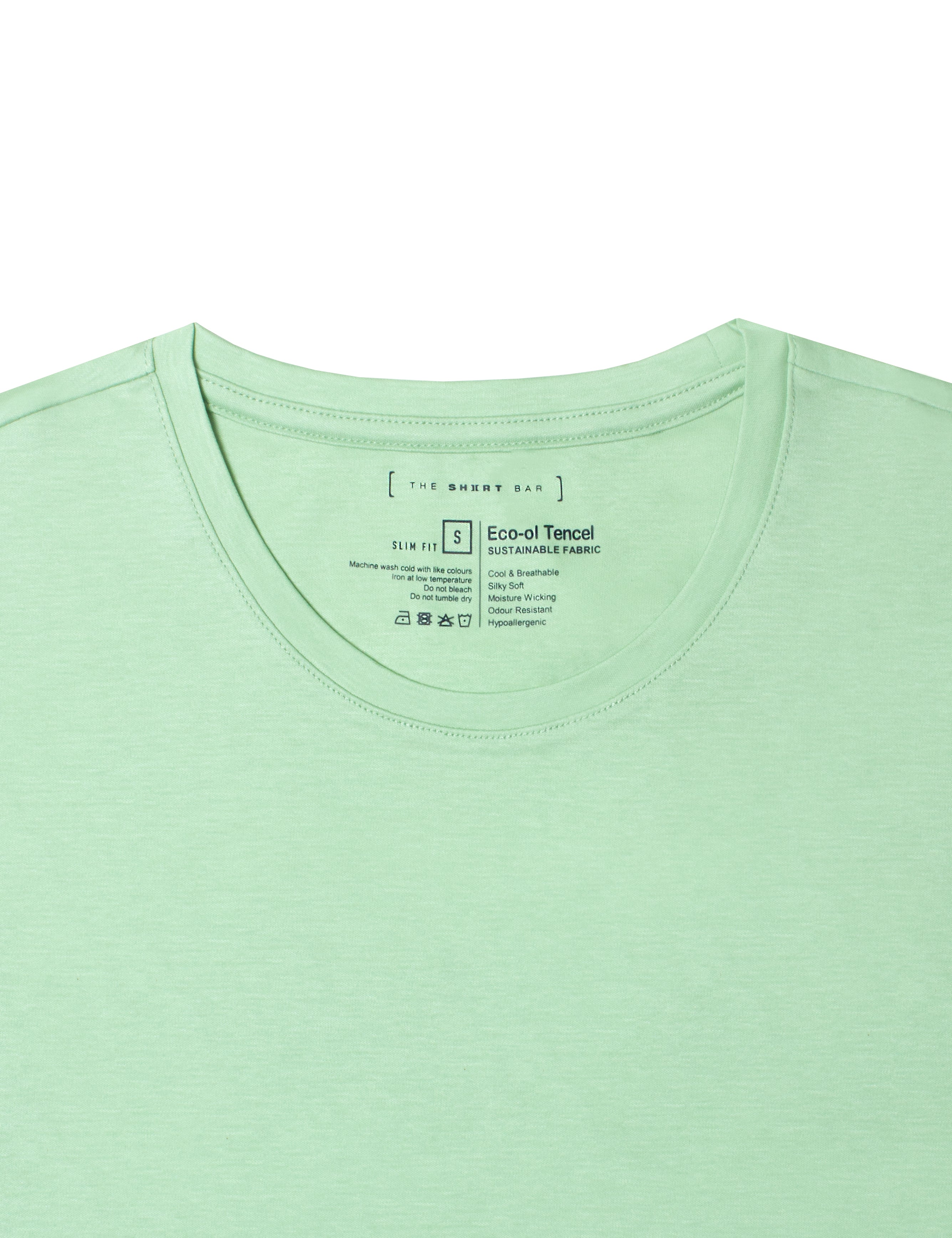 Tencel Crew Neck Slim Fit T-shirts