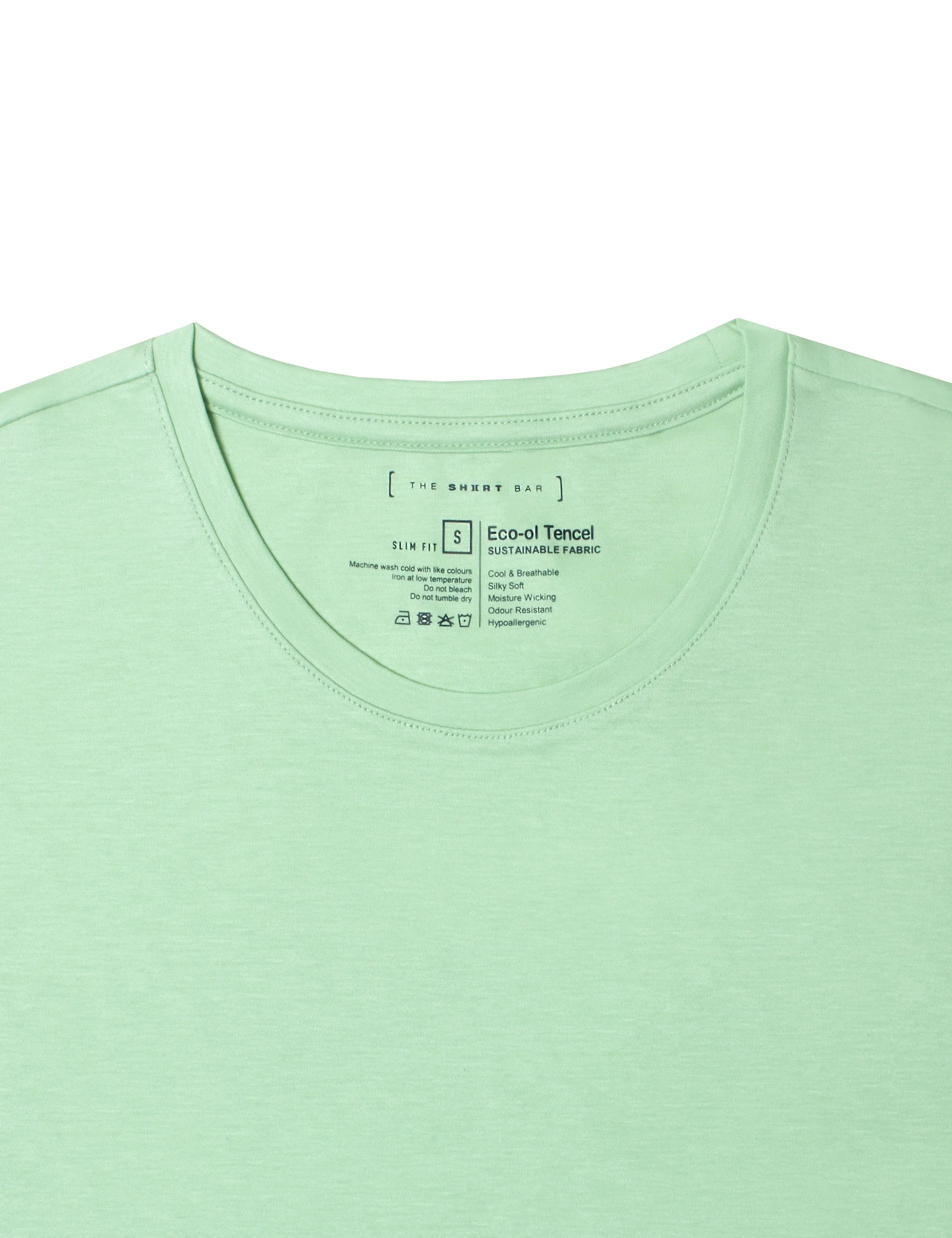 Tencel Crew Neck Slim Fit T-shirts — The Shirt Bar