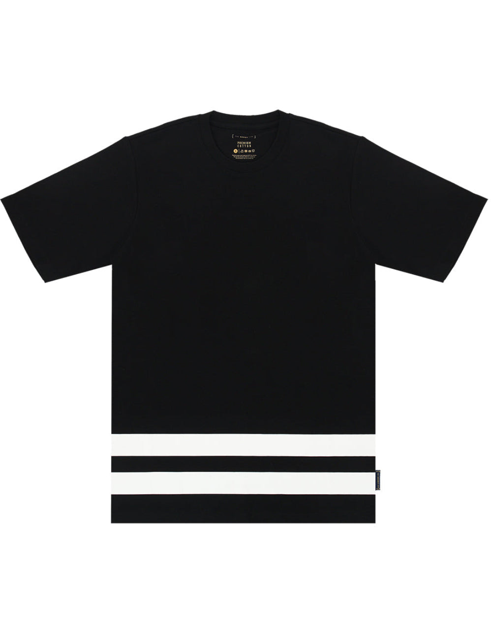 Crew Neck with Stripes T-Shirt — The Shirt Bar
