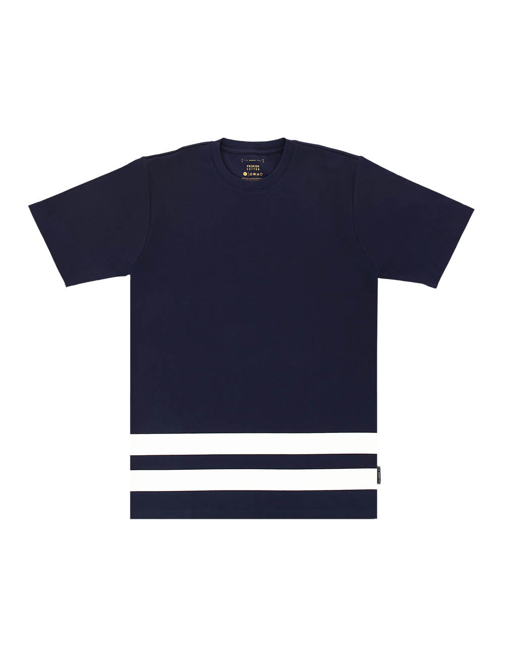 Crew Neck with Stripes T-Shirt
