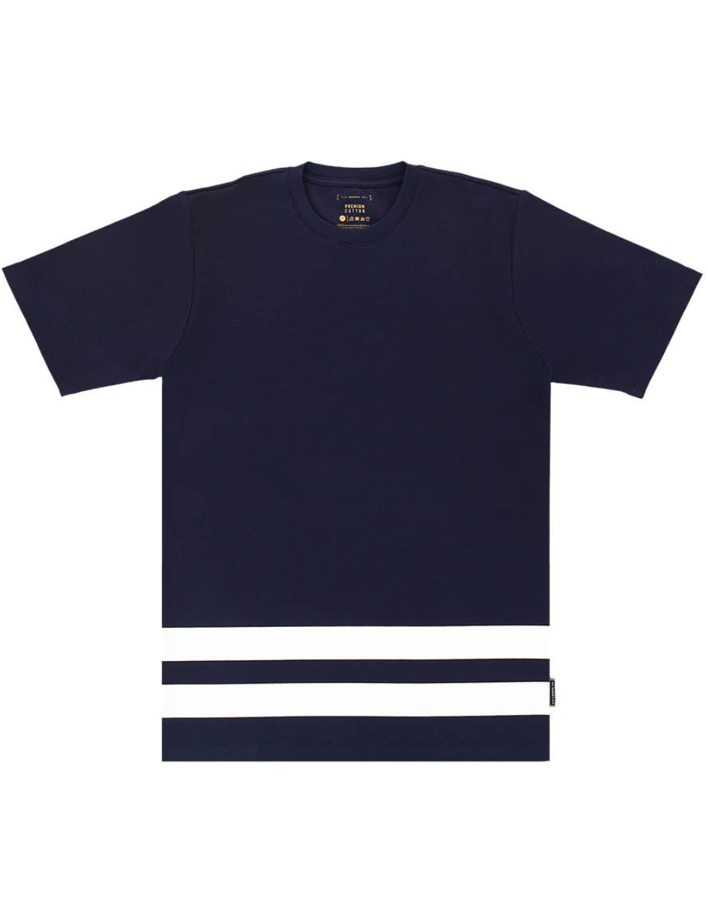 Crew Neck with Stripes T-Shirt — The Shirt Bar
