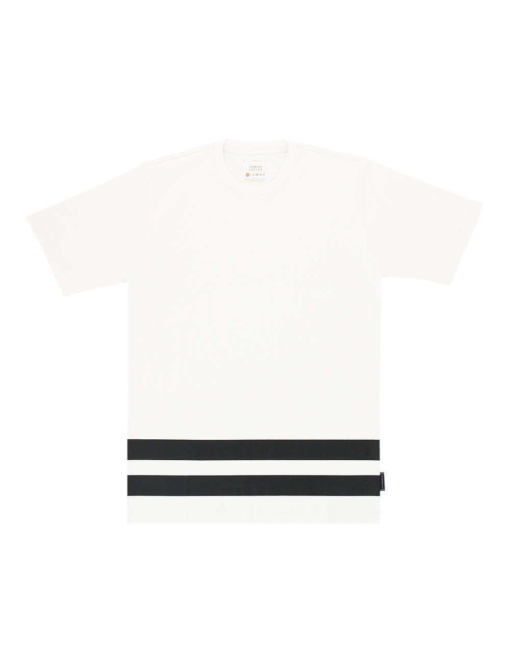 Crew Neck with Stripes T-Shirt