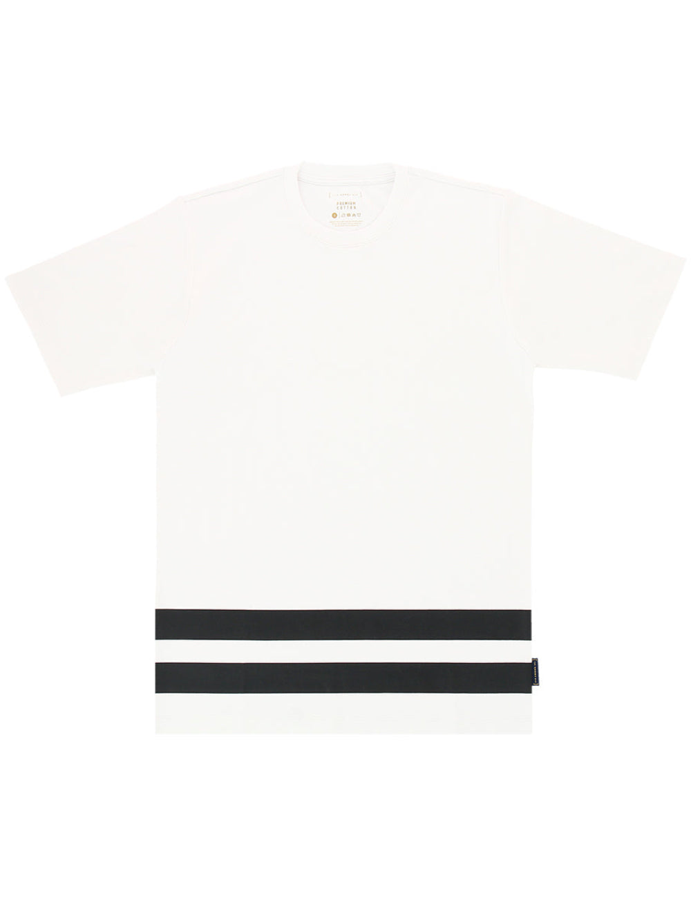 Crew Neck with Stripes T-Shirt — The Shirt Bar