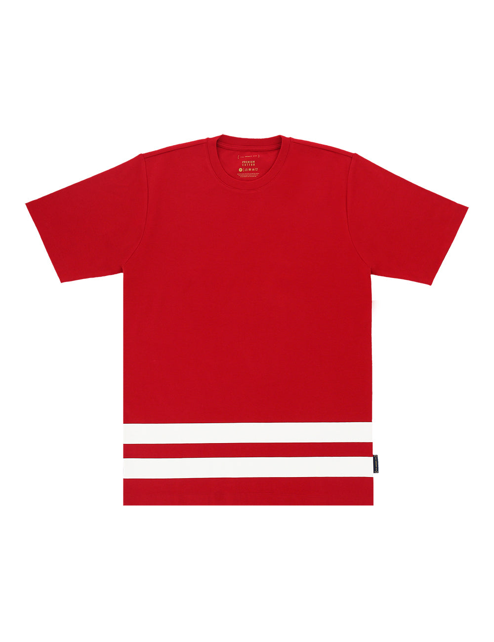 Crew Neck with Stripes T-Shirt