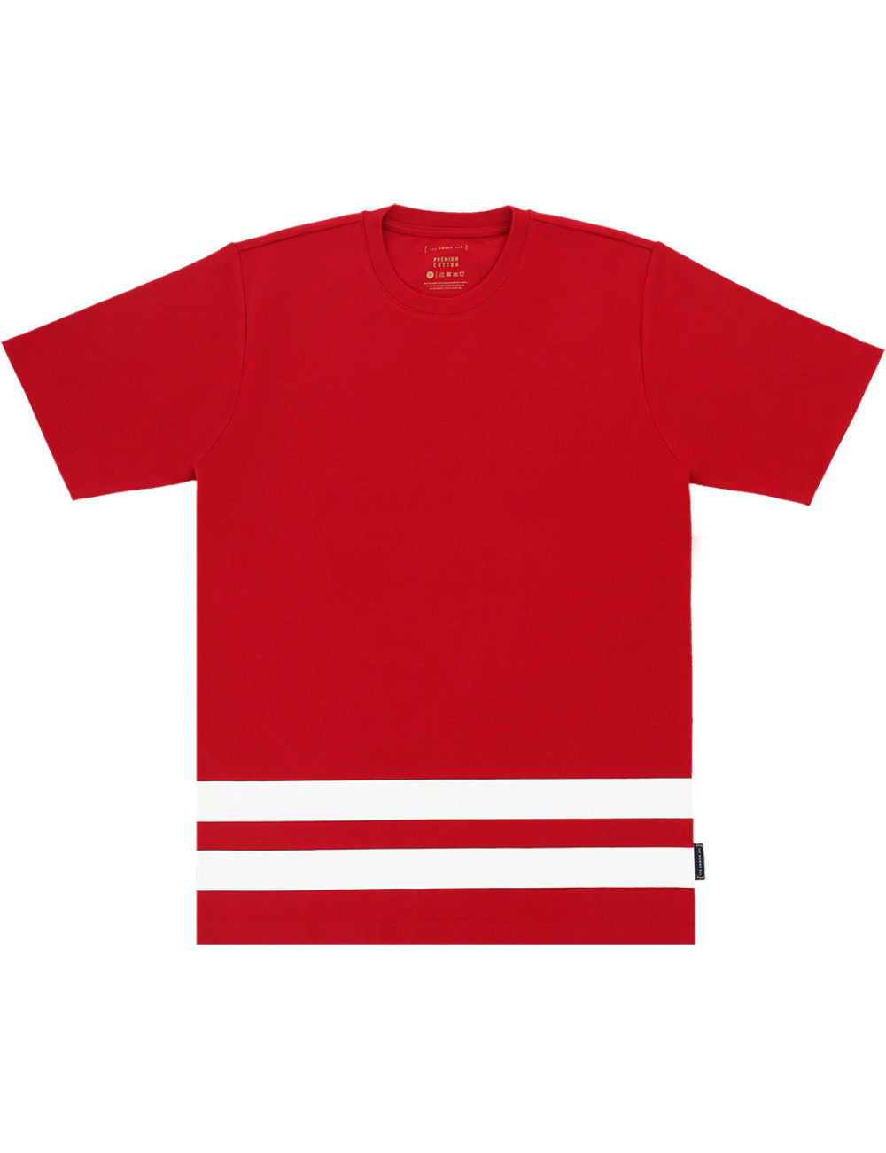 Crew Neck with Stripes T-Shirt — The Shirt Bar