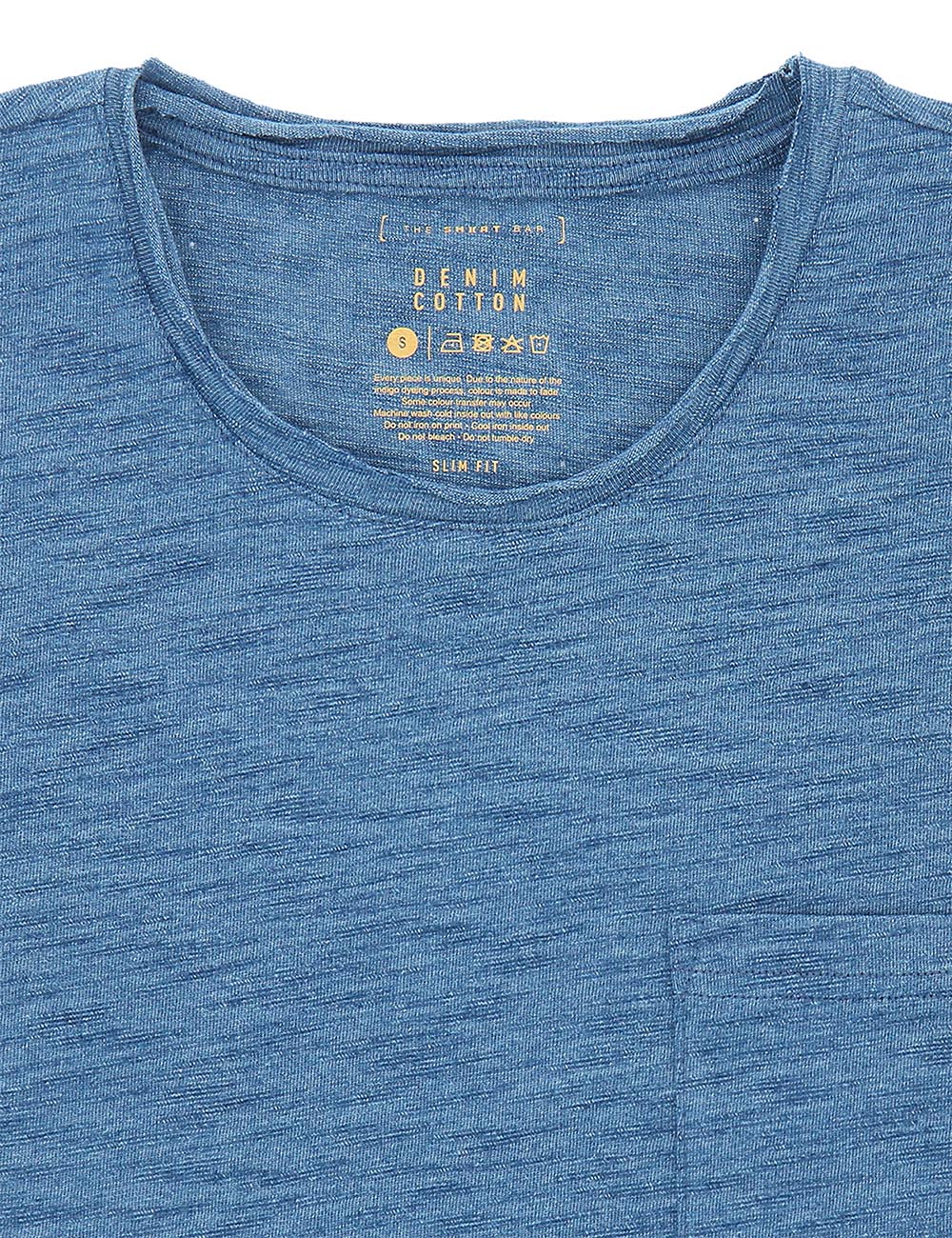 Denim Cotton Slub Tee
