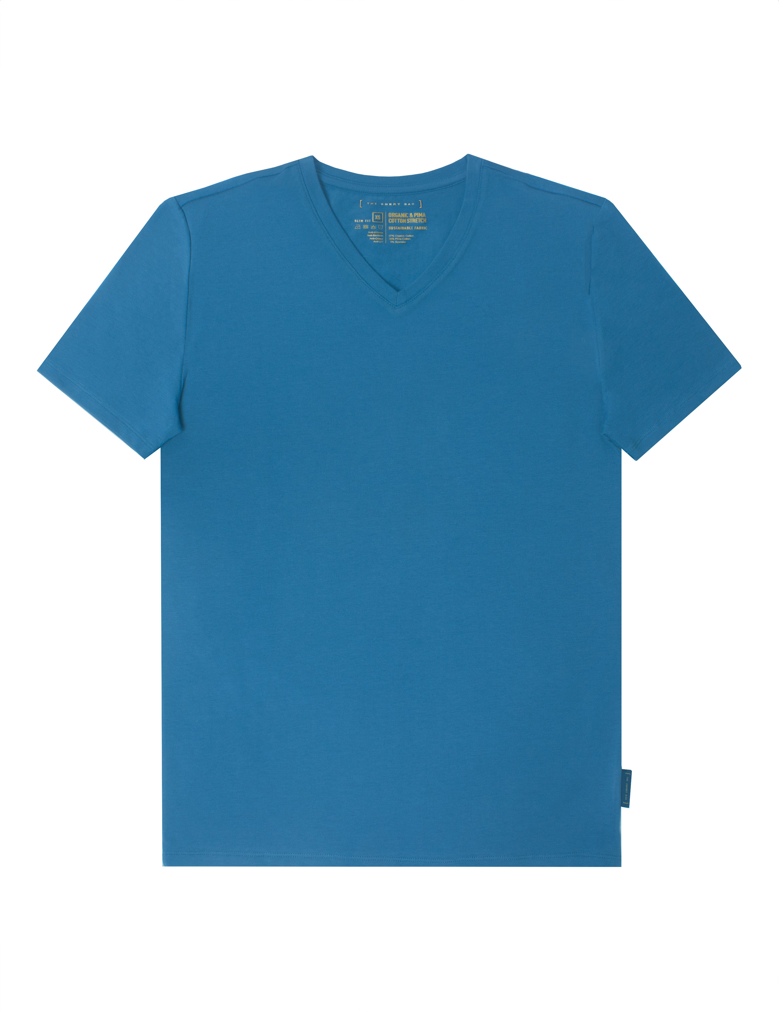 Organic and Pima Cotton V Neck T-Shirt