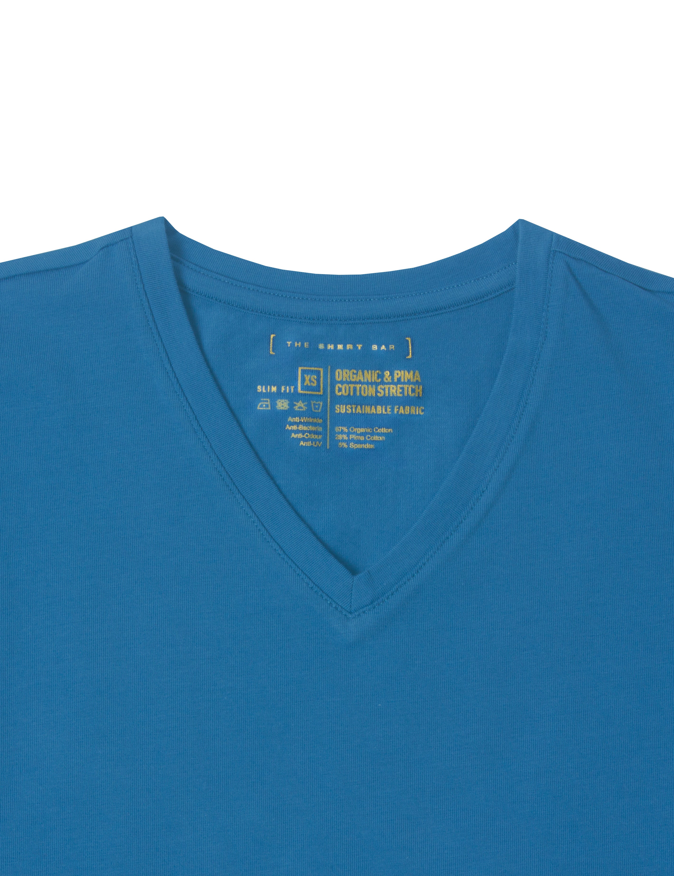 Organic and Pima Cotton V Neck T-Shirt