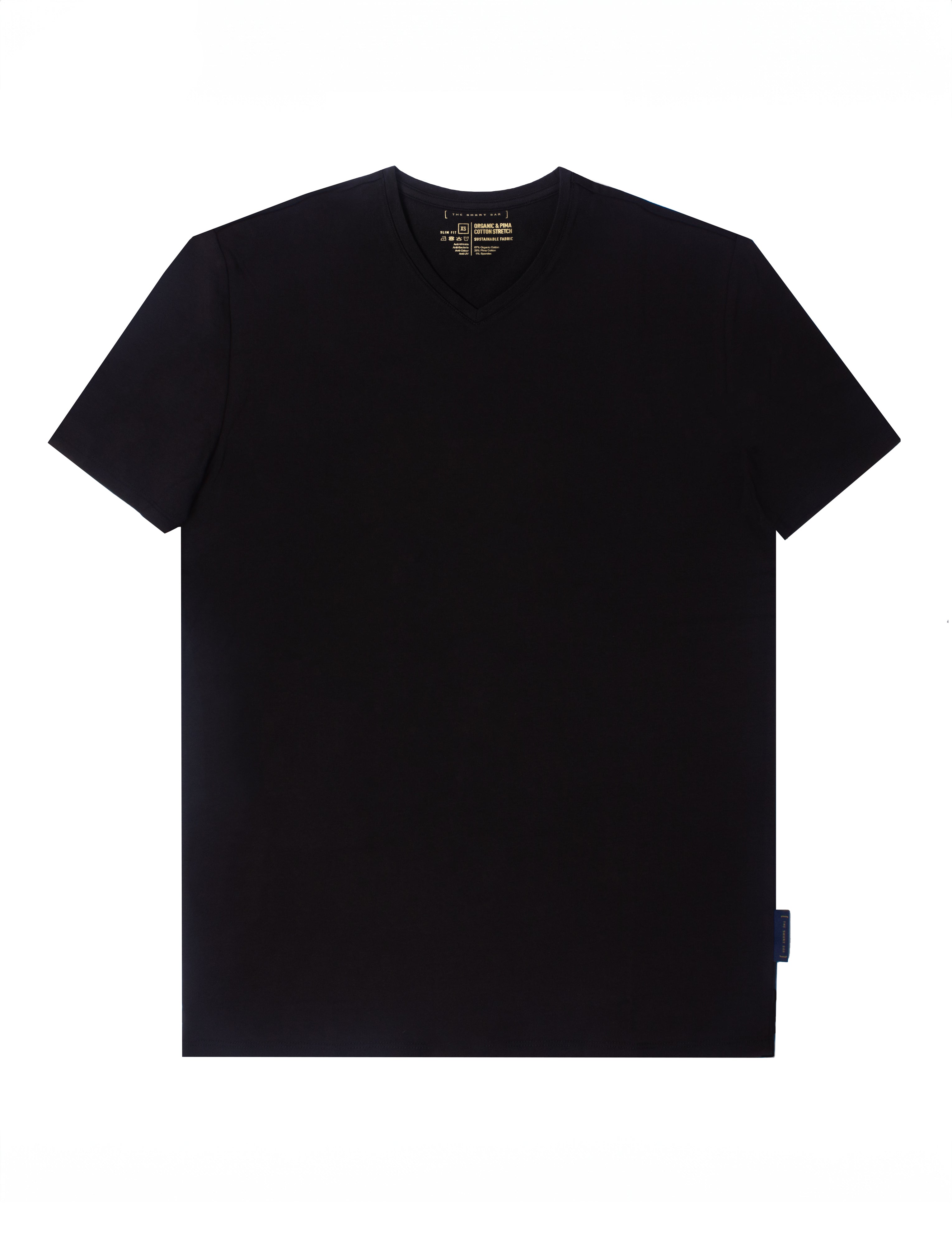 Organic and Pima Cotton V Neck T-Shirt