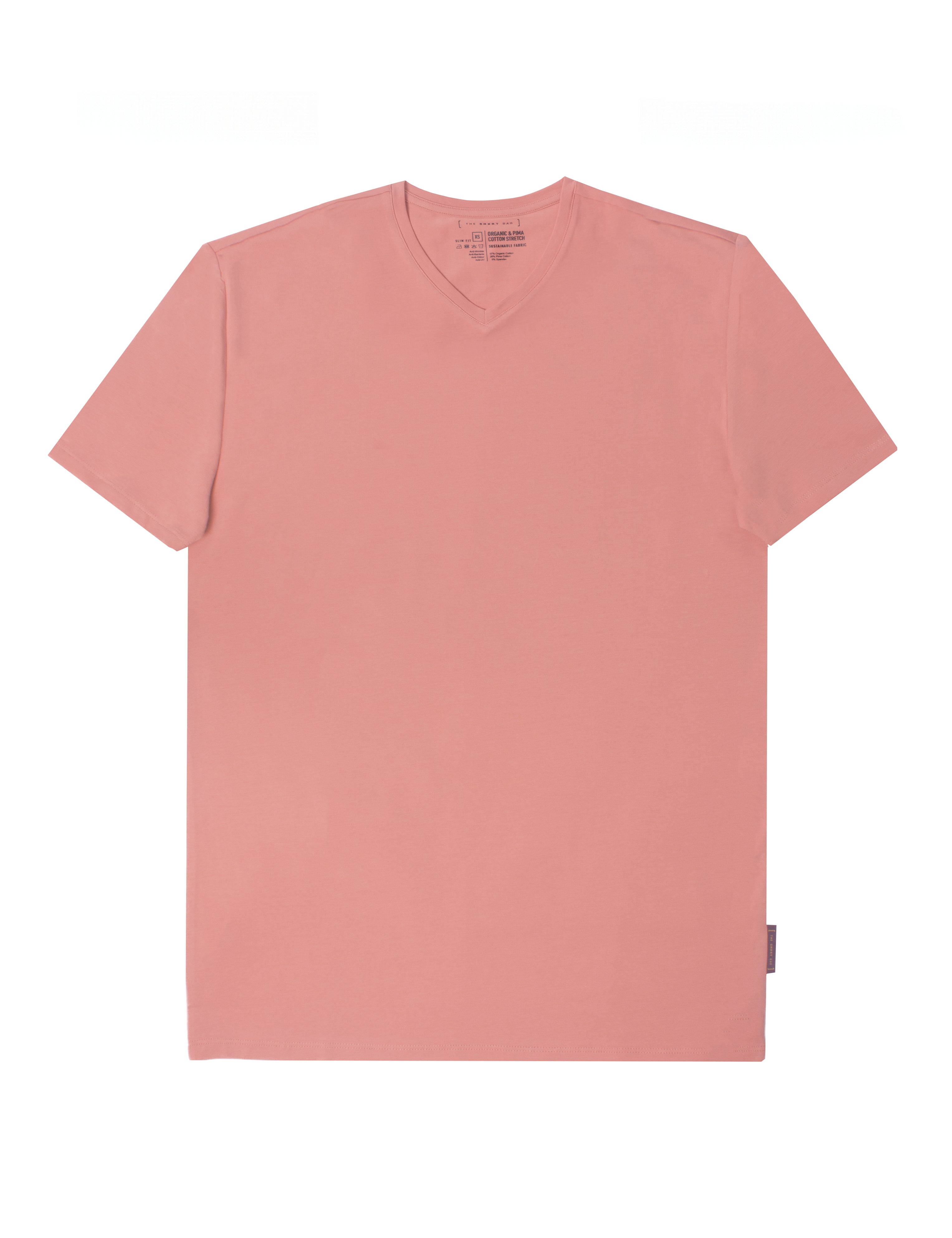 Organic and Pima Cotton V Neck T-Shirt