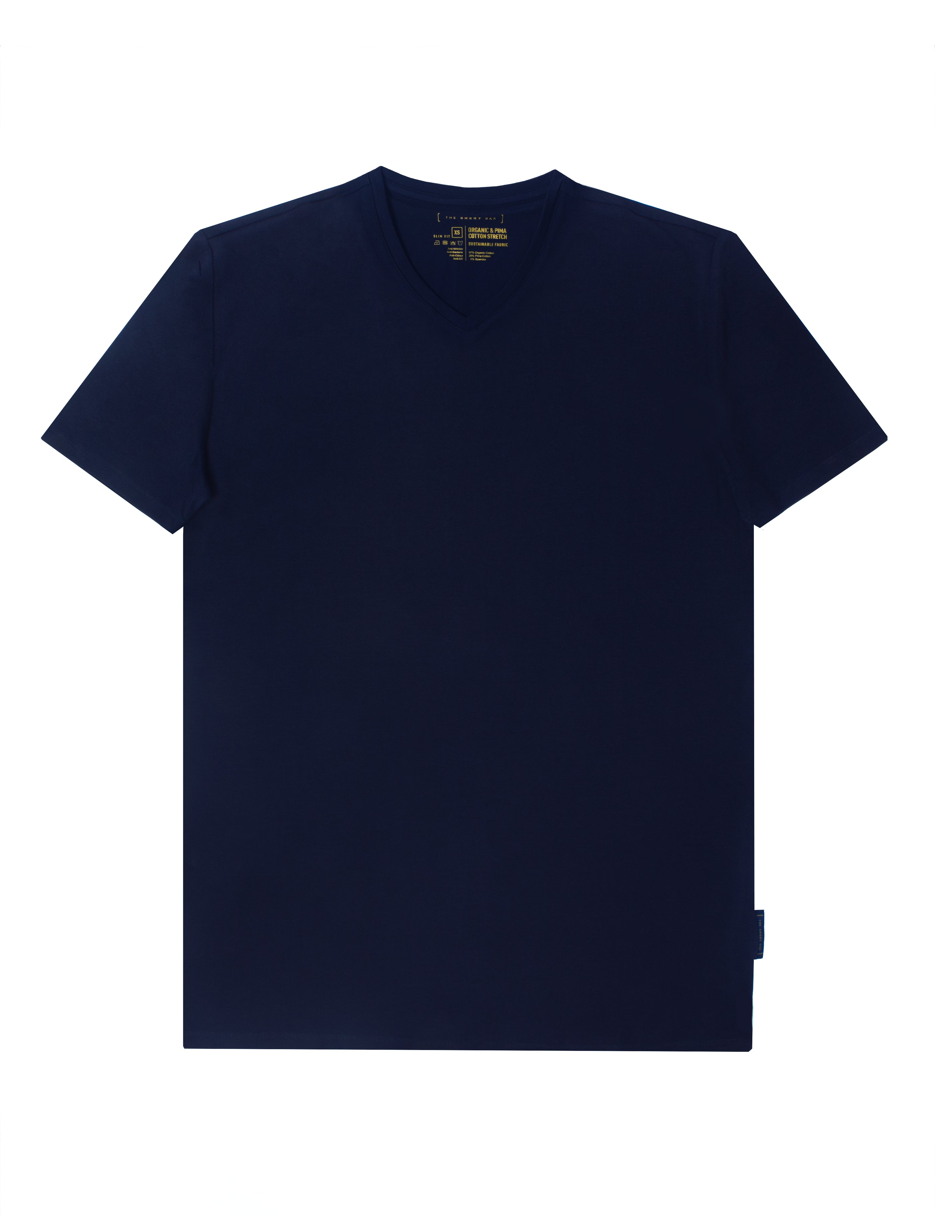 Organic and Pima Cotton V Neck T-Shirt